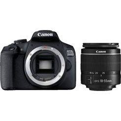 canon spiegelreflexcamera eos 2000d kit 18-55 mm dc iii zwart