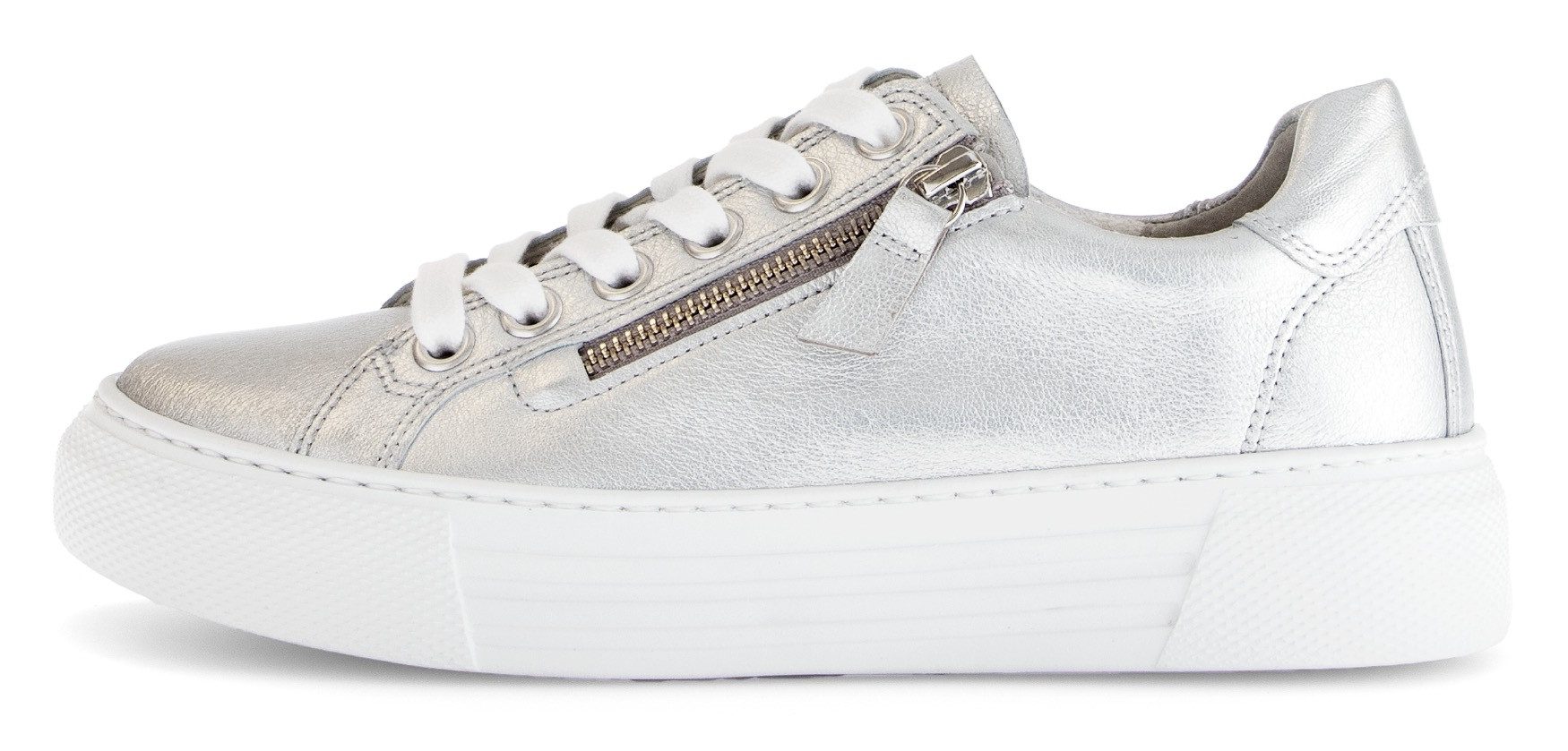 Gabor Plateausneakers Florence , vrijetijdsschoen, lage schoen, veterschoen in comfortabele breedte g = wijd