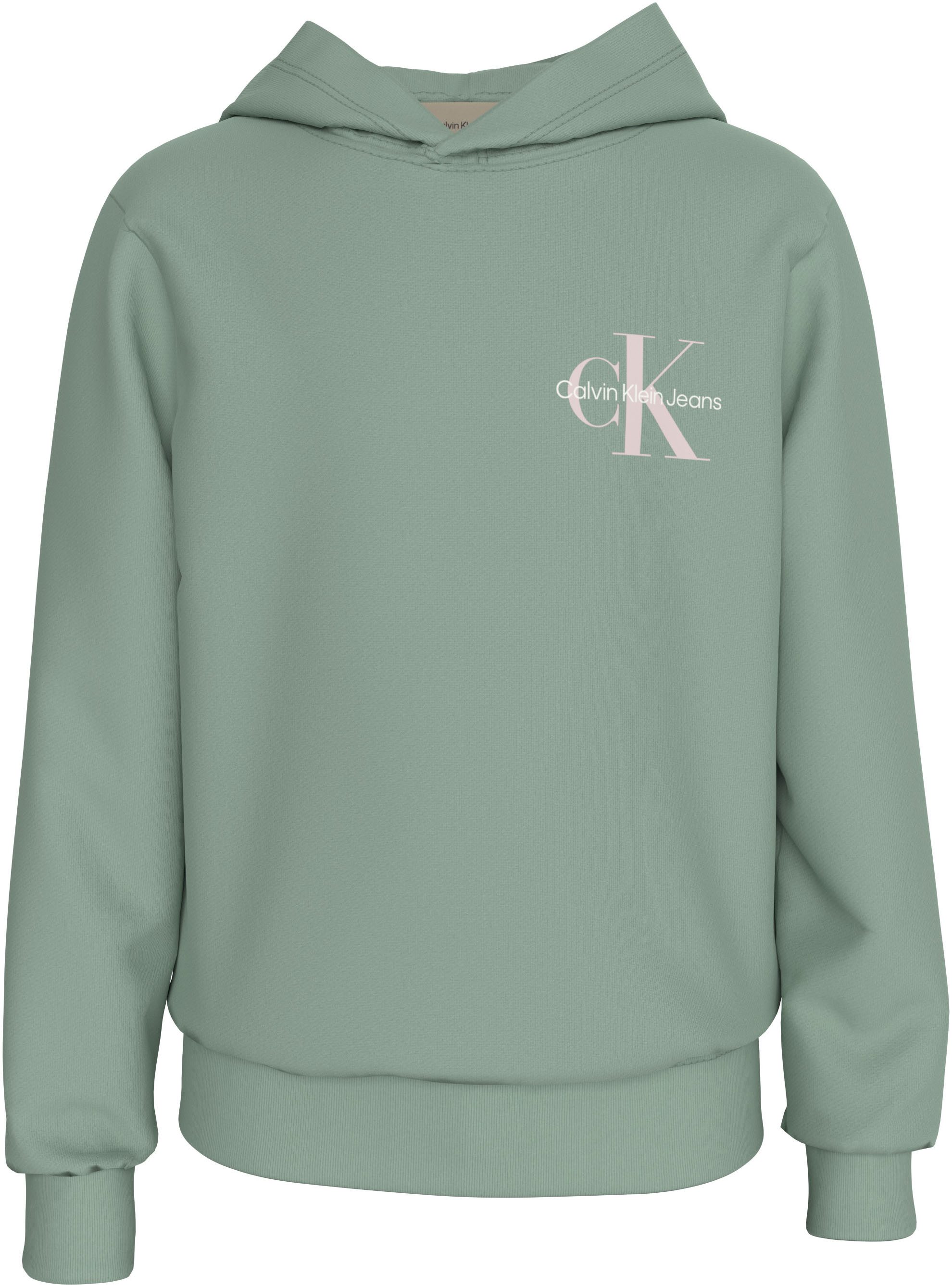 Calvin Klein Hoodie SMALL MONOGRAM HOODIE voor kinderen tot 16 jaar en met logo-opdruk