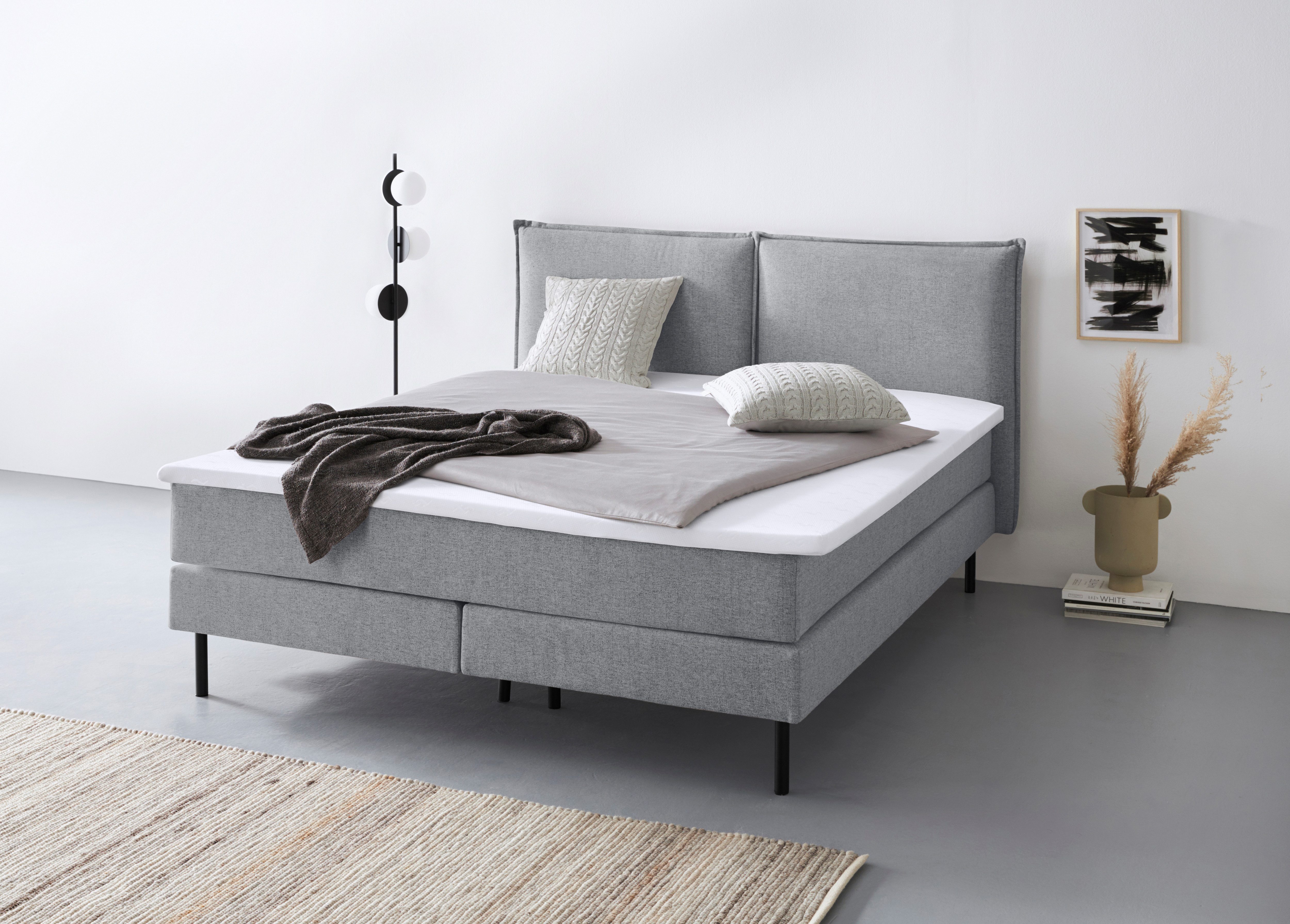 LeGer Home by Lena Gercke Gestoffeerd bed EDITH