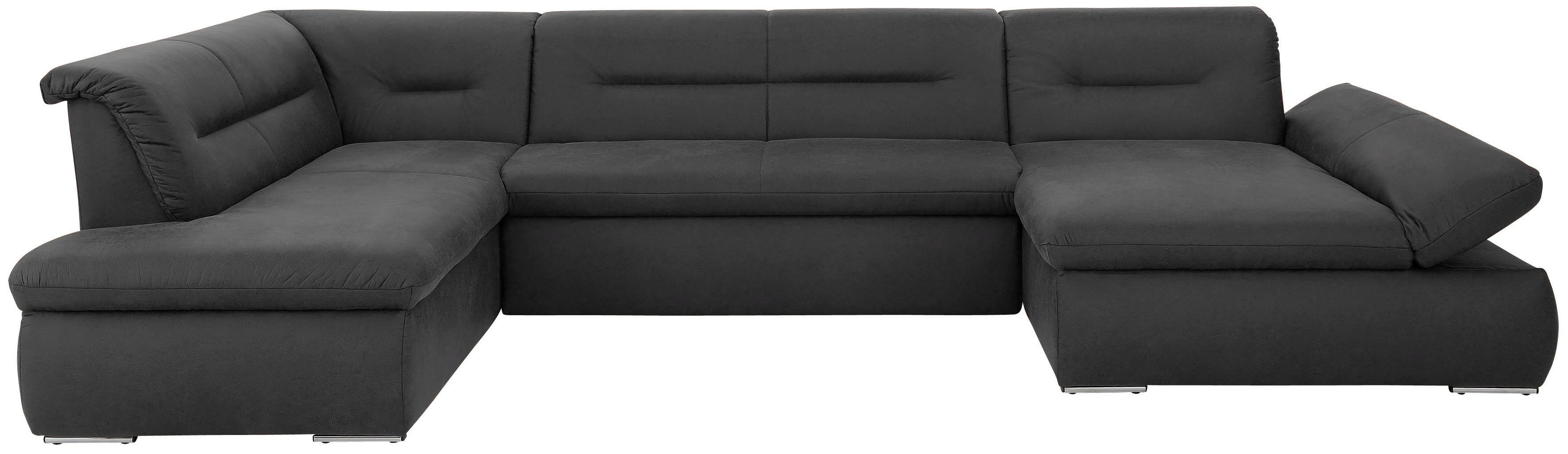 INOSIGN Zithoek Avesa U-vorm Naar keuze met verstelbare armleuningen en slaapfunctie, bxdxh: 355x216x80cm
