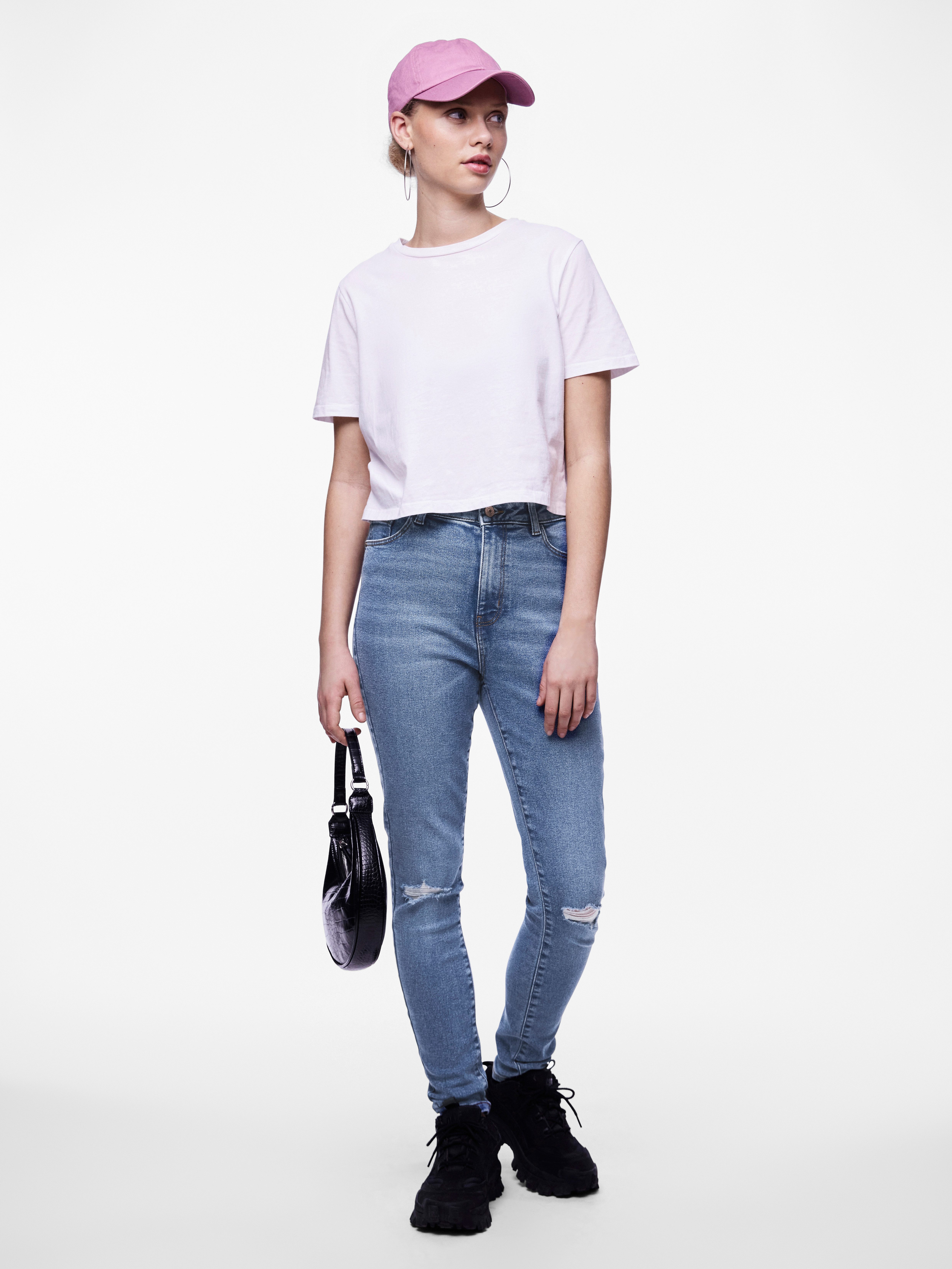 pieces Skinny fit jeans PCDANA HW DEST SKINNY JNS MB402 NOOS BC