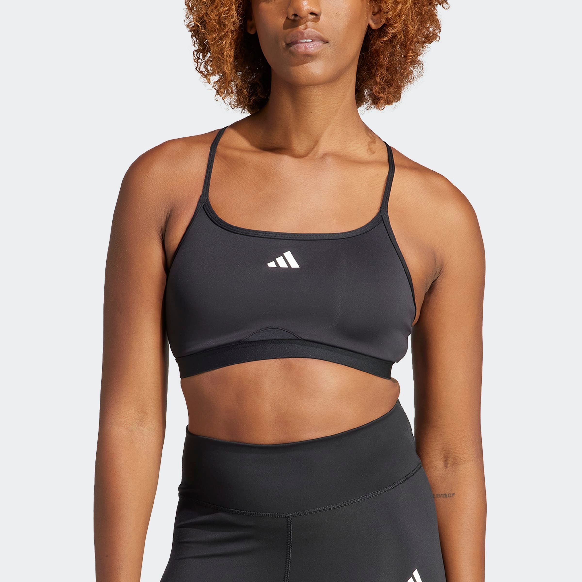 adidas Performance Sport-bh AERCT LS BRA (1-delig) dames sport bh's maat A/B A/B zwart