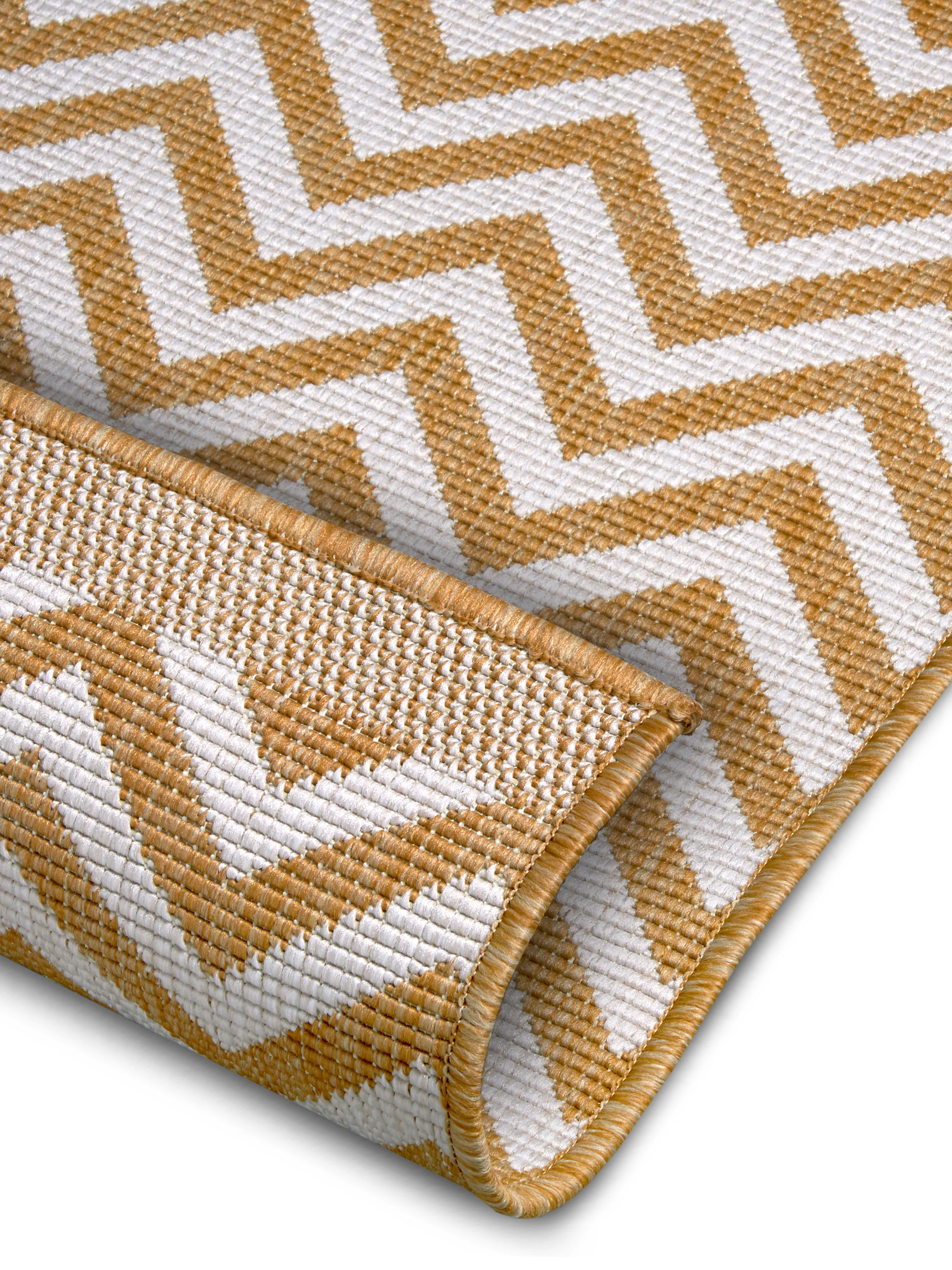 NORTHRUGS Vloerkleed Palma tweezijdig te gebruiken kleed Binnen- en buitengebruik, weerbestendig, balkon, loper, woonkamer, waterbestendig