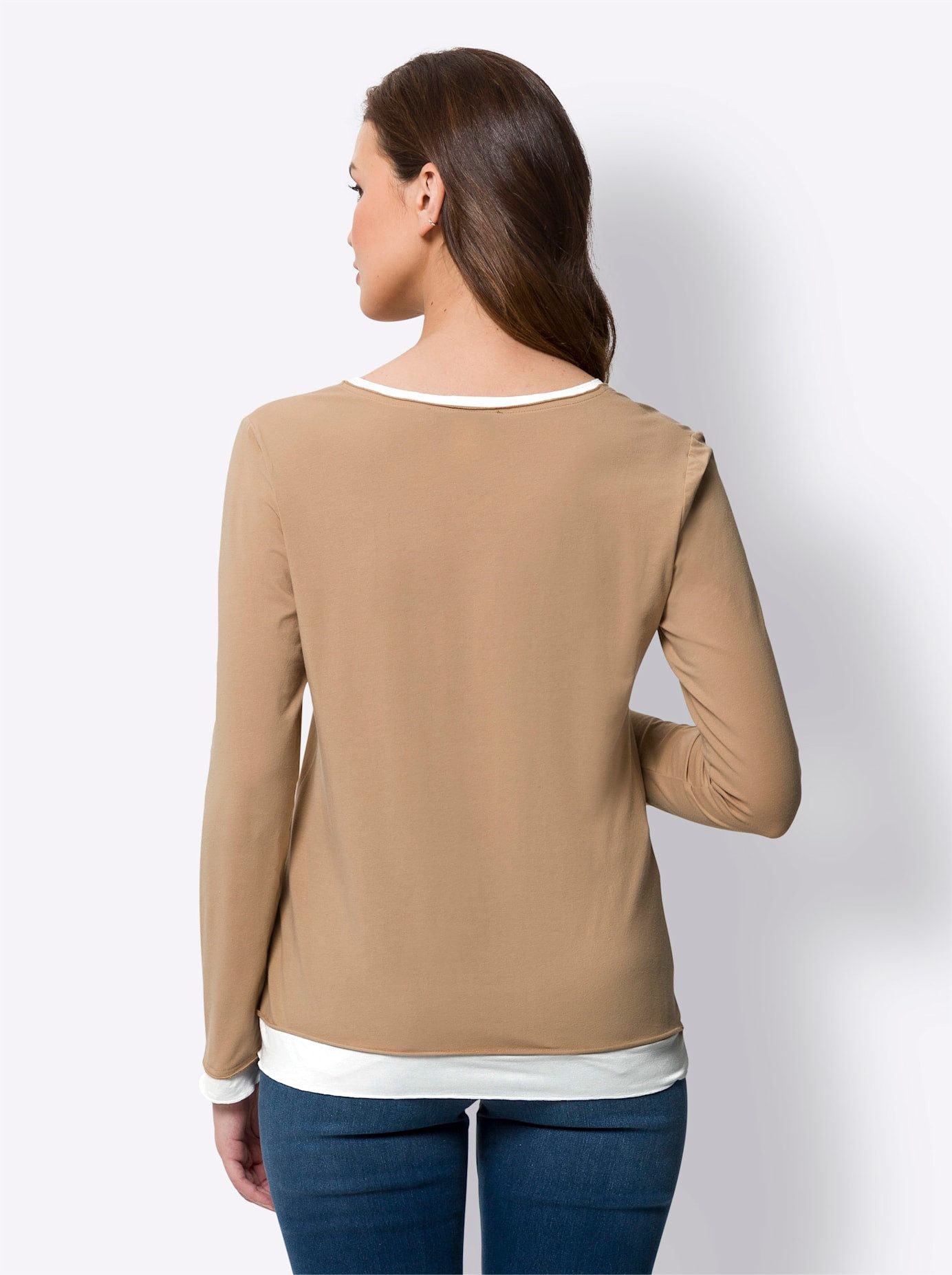 heine Shirt met lange mouwen T-shirt (1-delig)