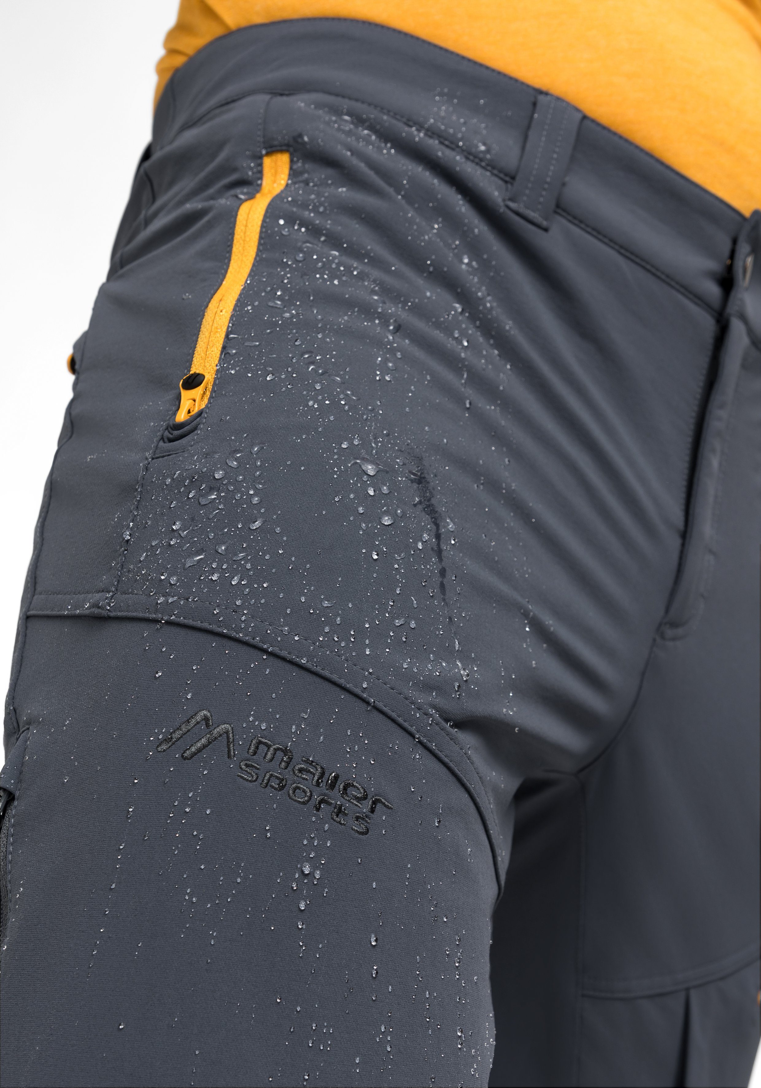 Maier Sports Outdoorbroek Naturno Air M Heren functionele broek, robuuste trekkingbroek, 4 zakken, regular fit