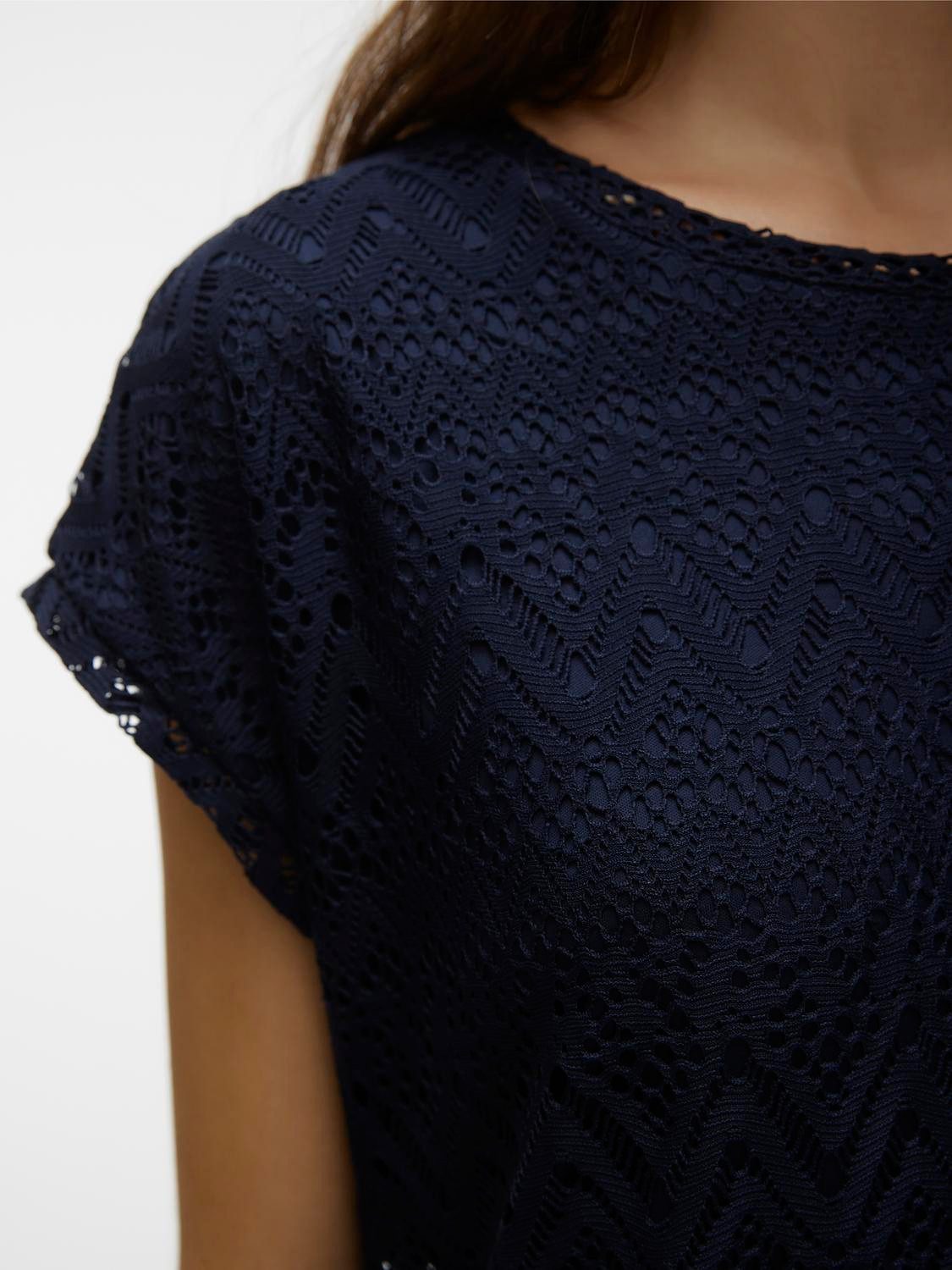 Vero Moda Shirt met korte mouwen VMMAYA AVA TOP JRS SPE