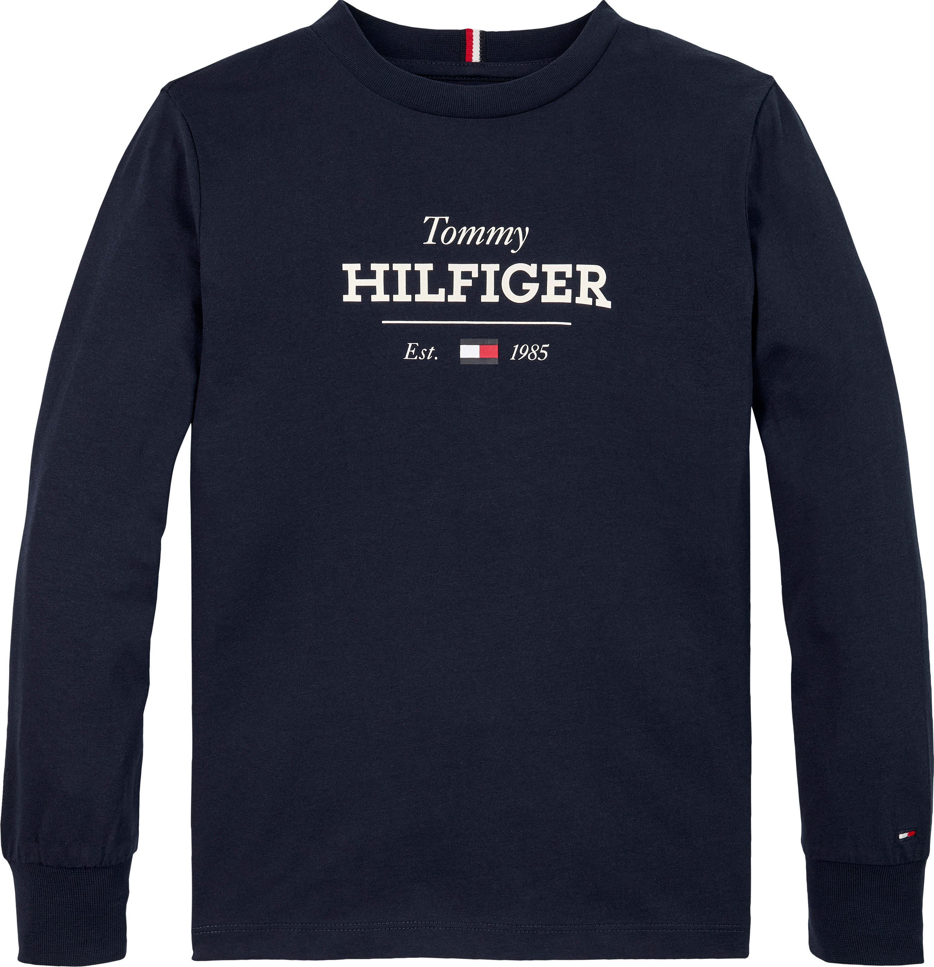 Tommy Hilfiger Shirt met lange mouwen MONOTYPE 1985 REG TEE LS