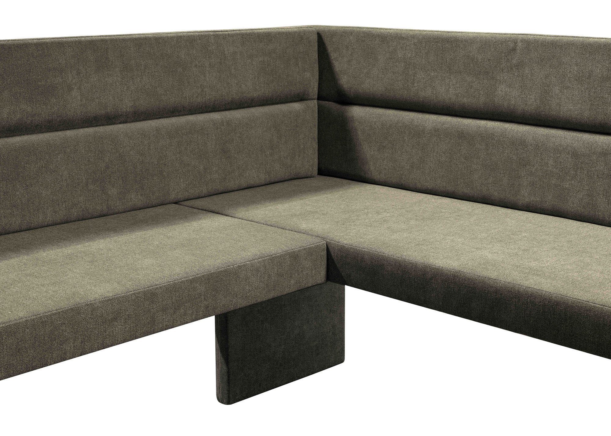 Home affaire Eethoek Laros zitgroep, hoekbank, stoelen, tafel perfect voor keuken, eetkamer, woonkamer, bestseller (set, 4-delig)
