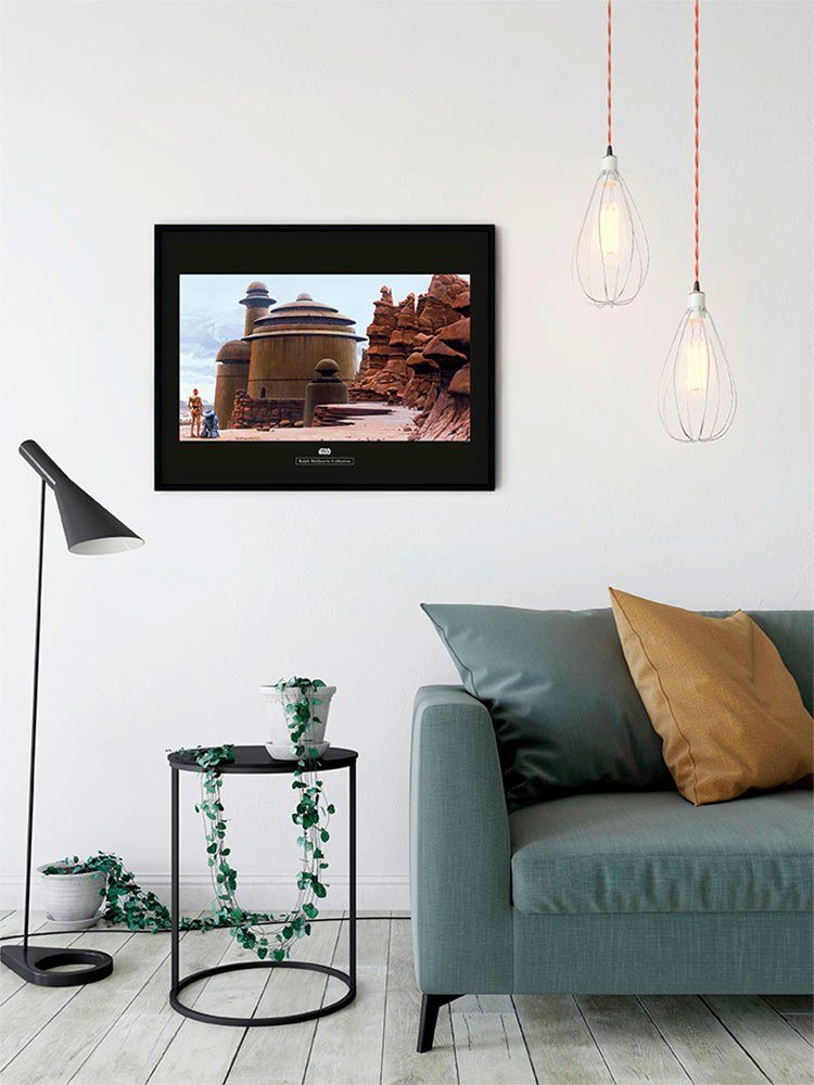 Komar Wanddecoratie Star Wars Classic RMQ Jabbas Palace Wanddecoratie voor de kinderkamer - zonder lijst (1 stuk)
