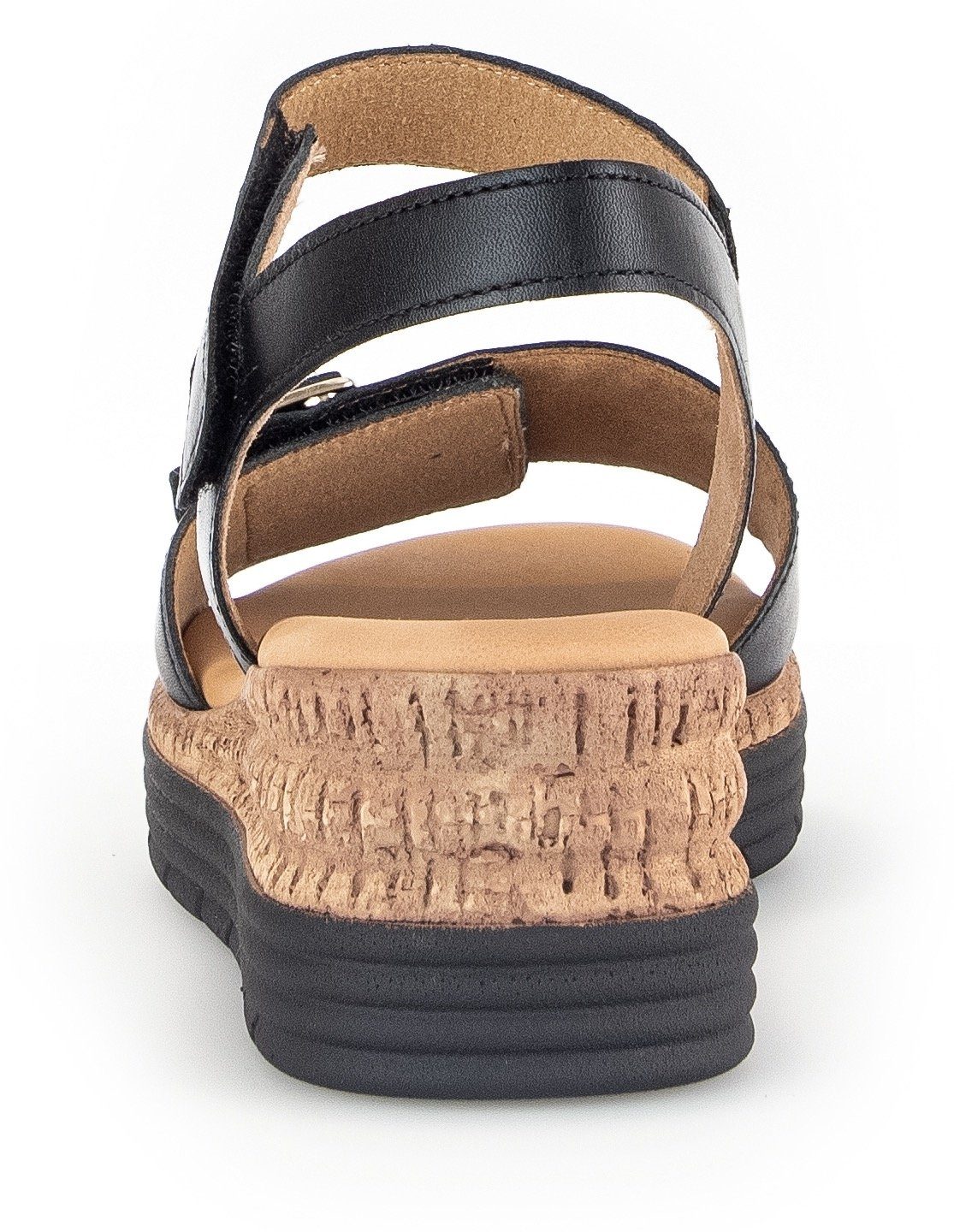 Gabor Sandaaltjes Genua sleehak, zomerschoen, sandalen met klittenbandsluitingen, breedte g