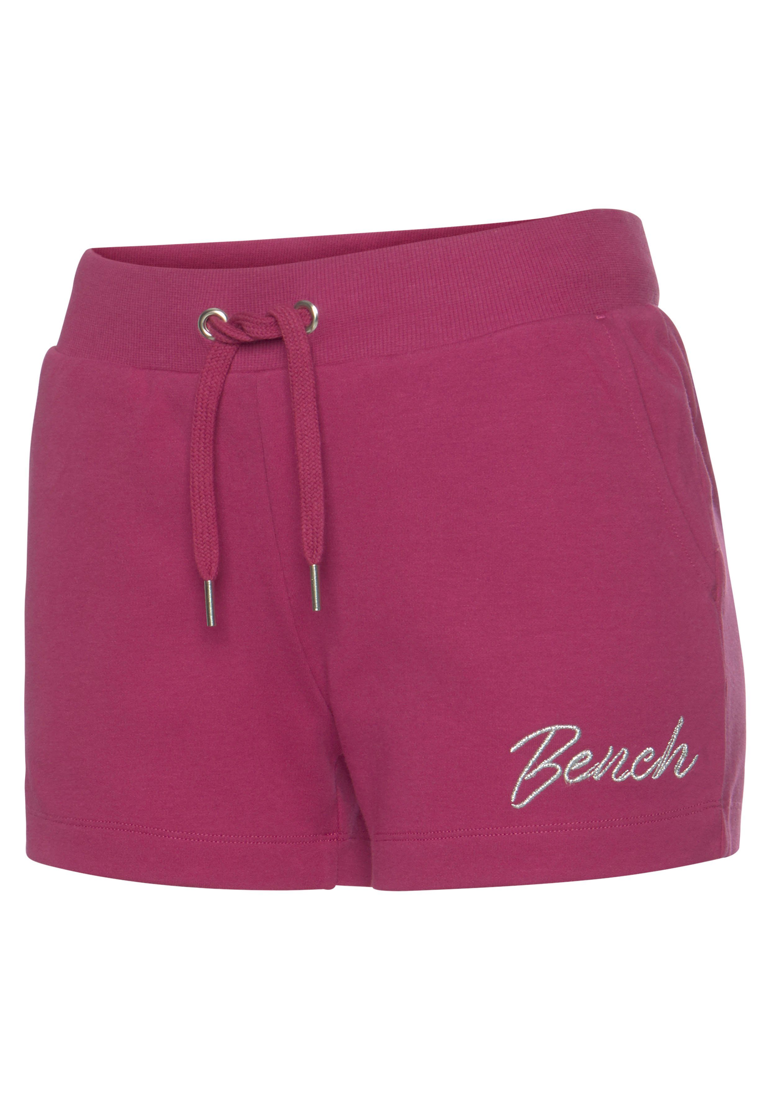 Bench. Loungewear Sweatshort met glanzende logo-borduurwerk, loungewear, loungepak