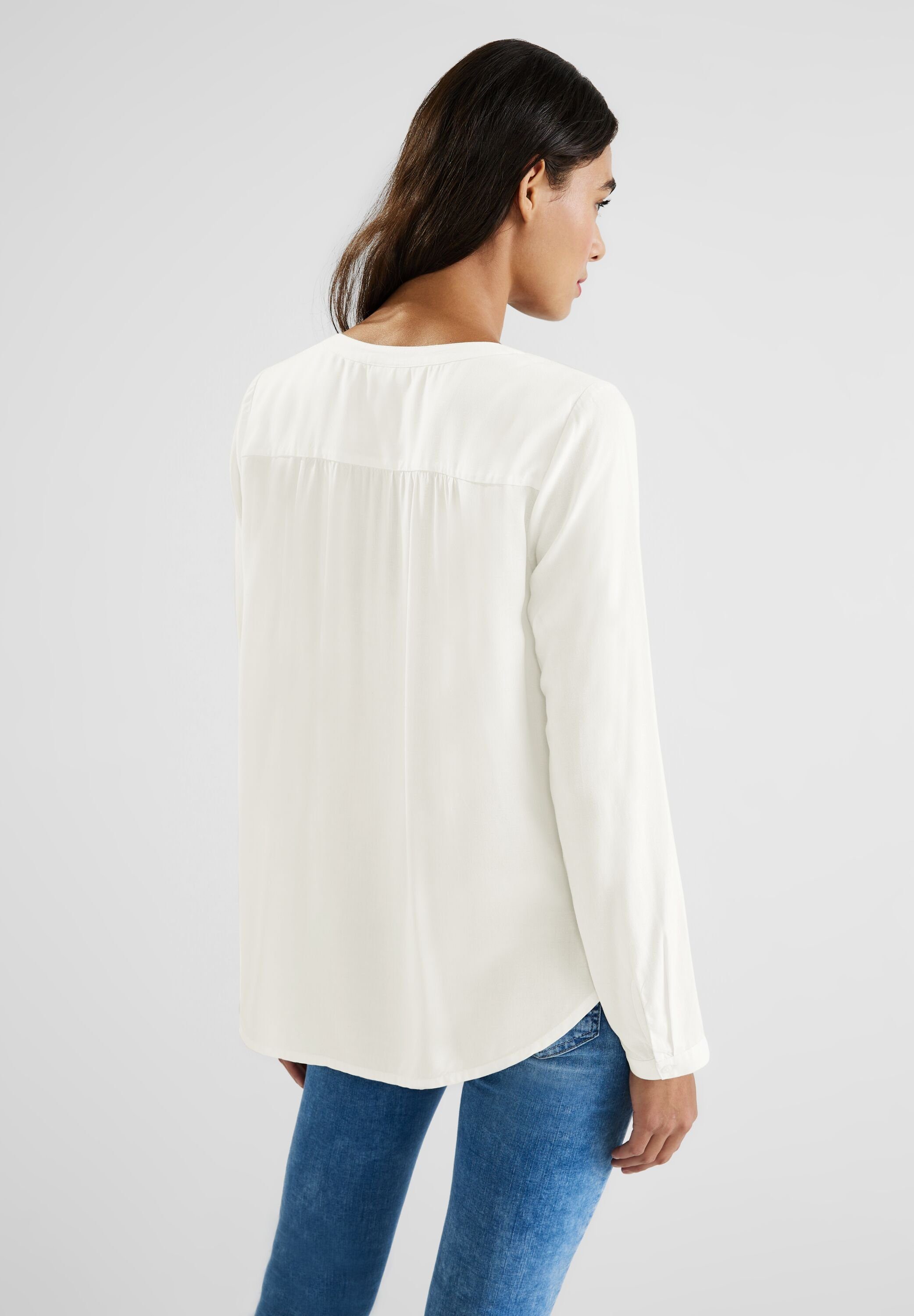 STREET ONE Shirtblouse Style Bamika met zijsplitten