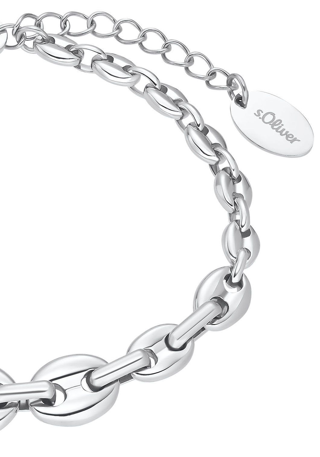 s.oliver armband 2034942 met zirkoon (synthetisch) zilver