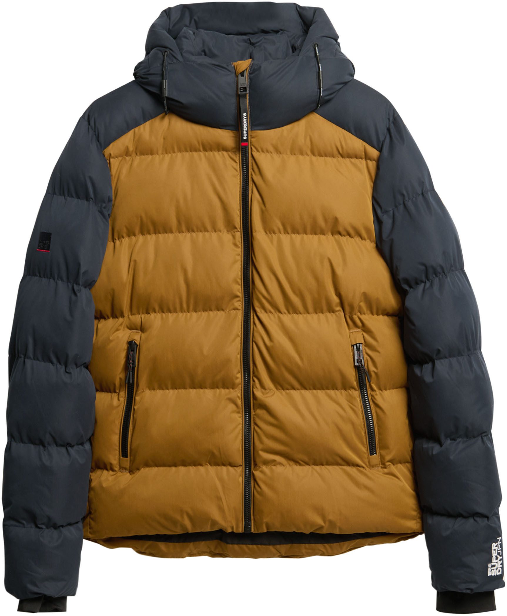 Superdry Gewatteerde jas HOOD COLOUR BLOCK SPORT PUFFER