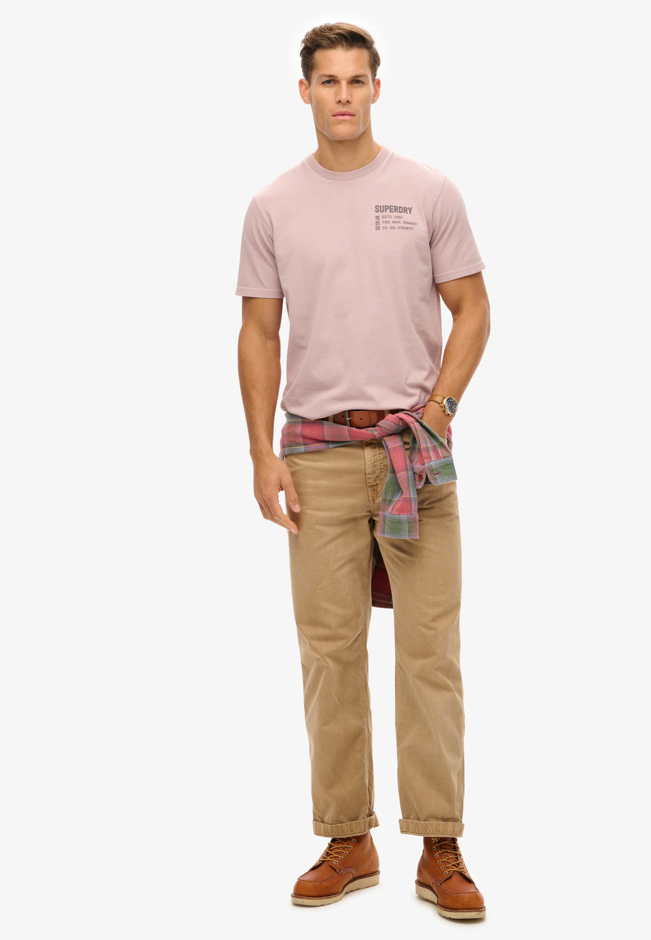 Superdry Shirt met ronde hals UTILITY SPORT GRAPHIC T SHIRT