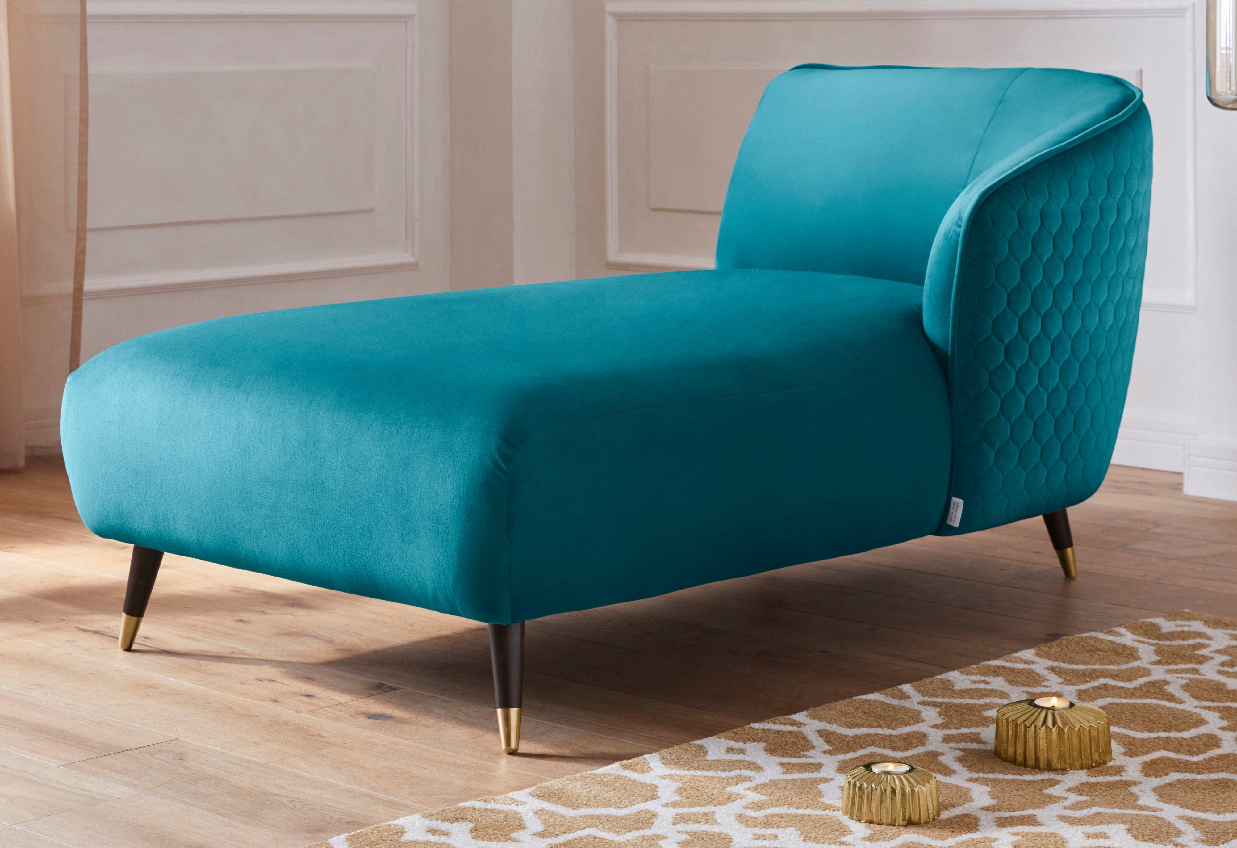 Guido Maria Kretschmer Home&Living Récamier Oradea met elegante stiksels op achterzijde van de rugleuning