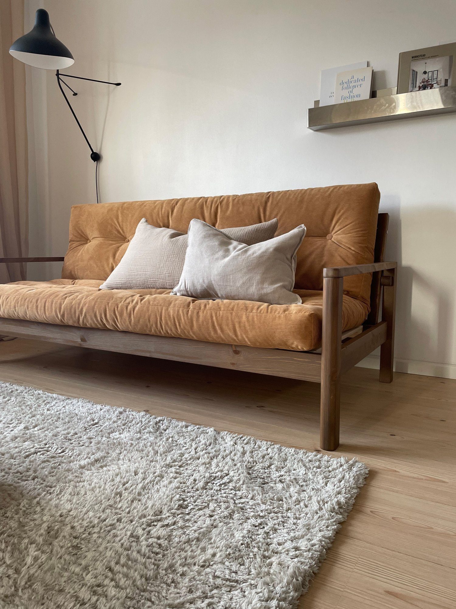 Karup Slaapbank Knob met futonmatras, verschillende kleuren, fsc®-gecertificeerd, dennenhout