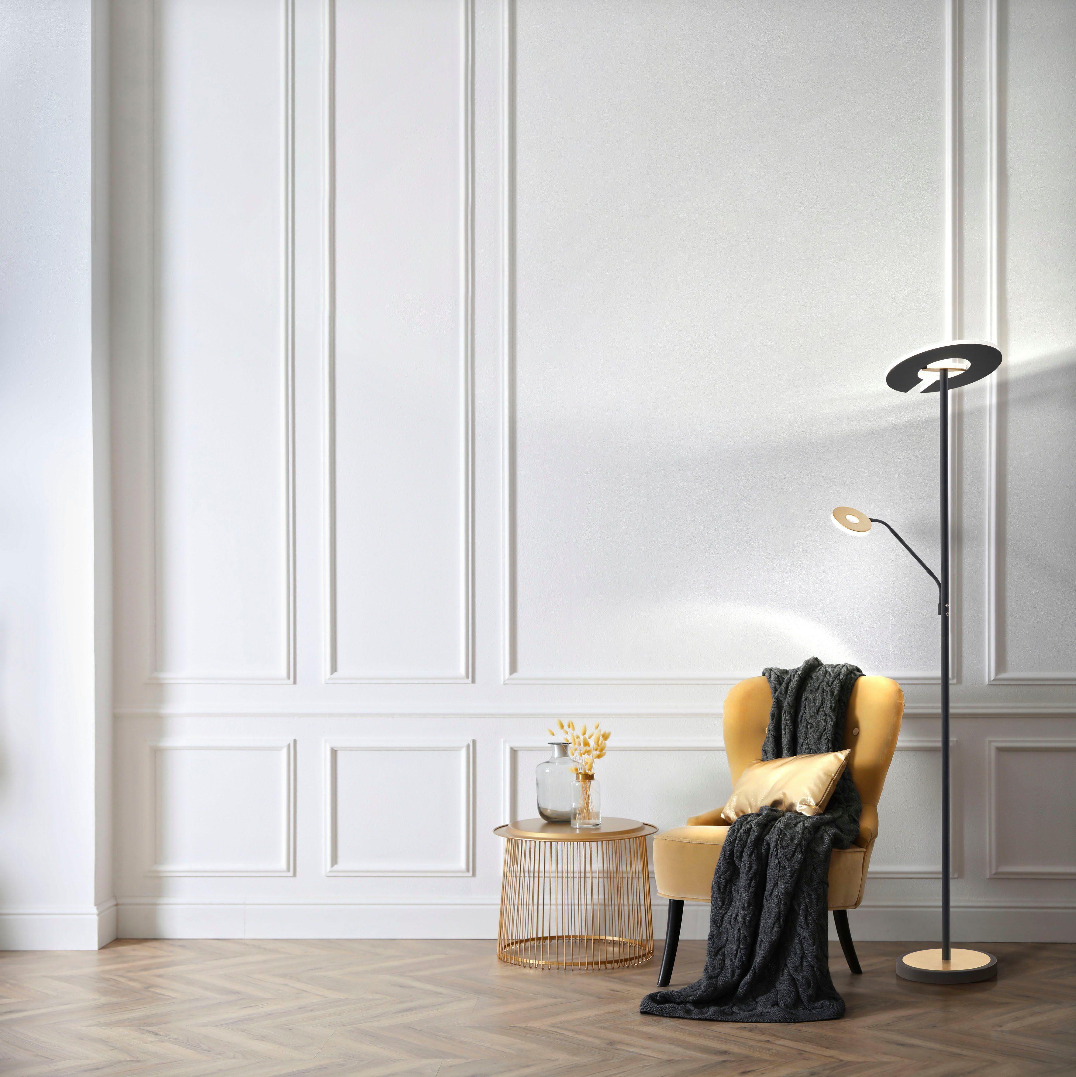 Honsel Leuchten Staande lamp Dent duurzame led, dimbaar (1 stuk)