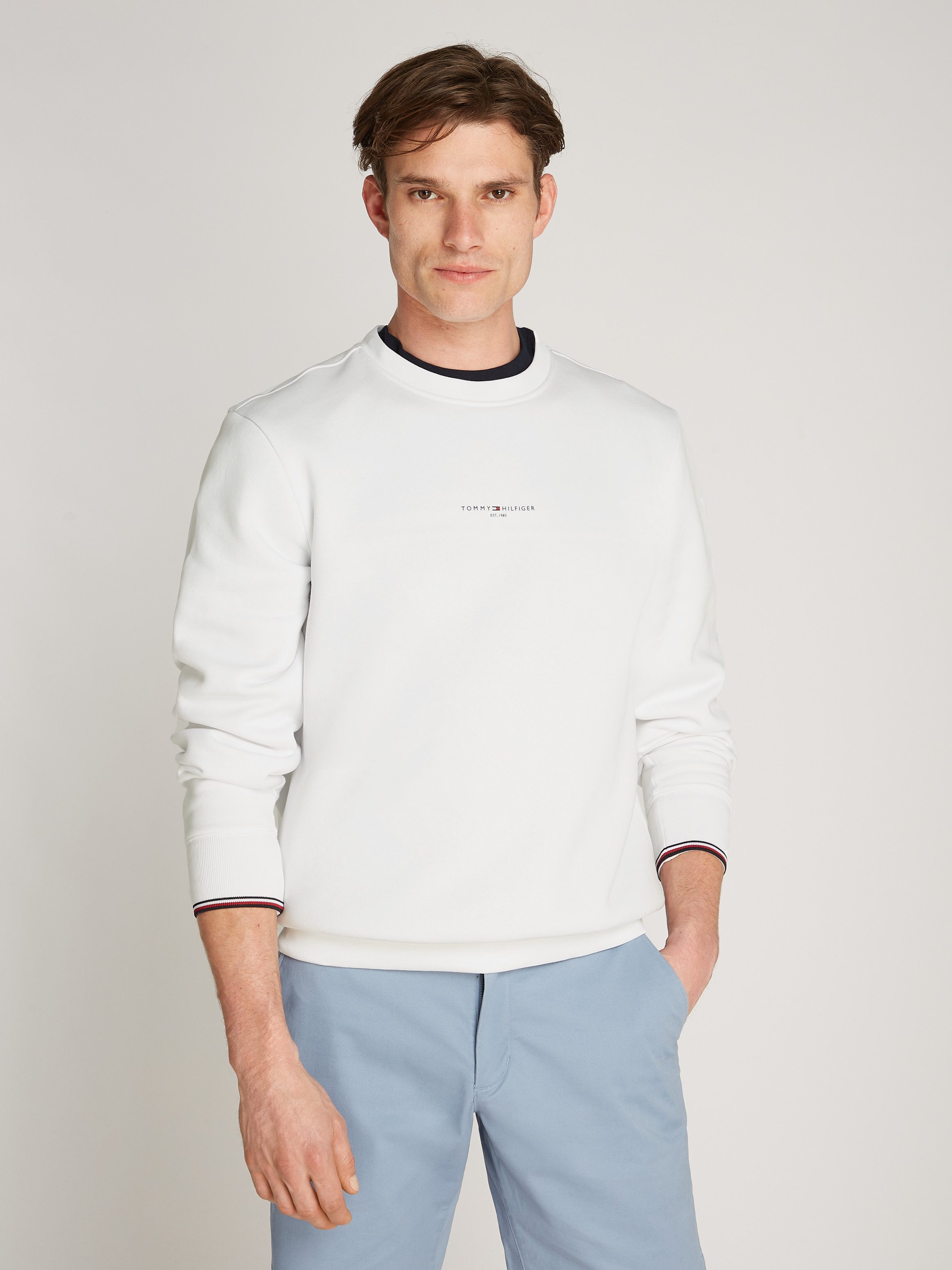 Tommy Hilfiger Sweatshirt SMALL TOMMY LOGO CREWNECK