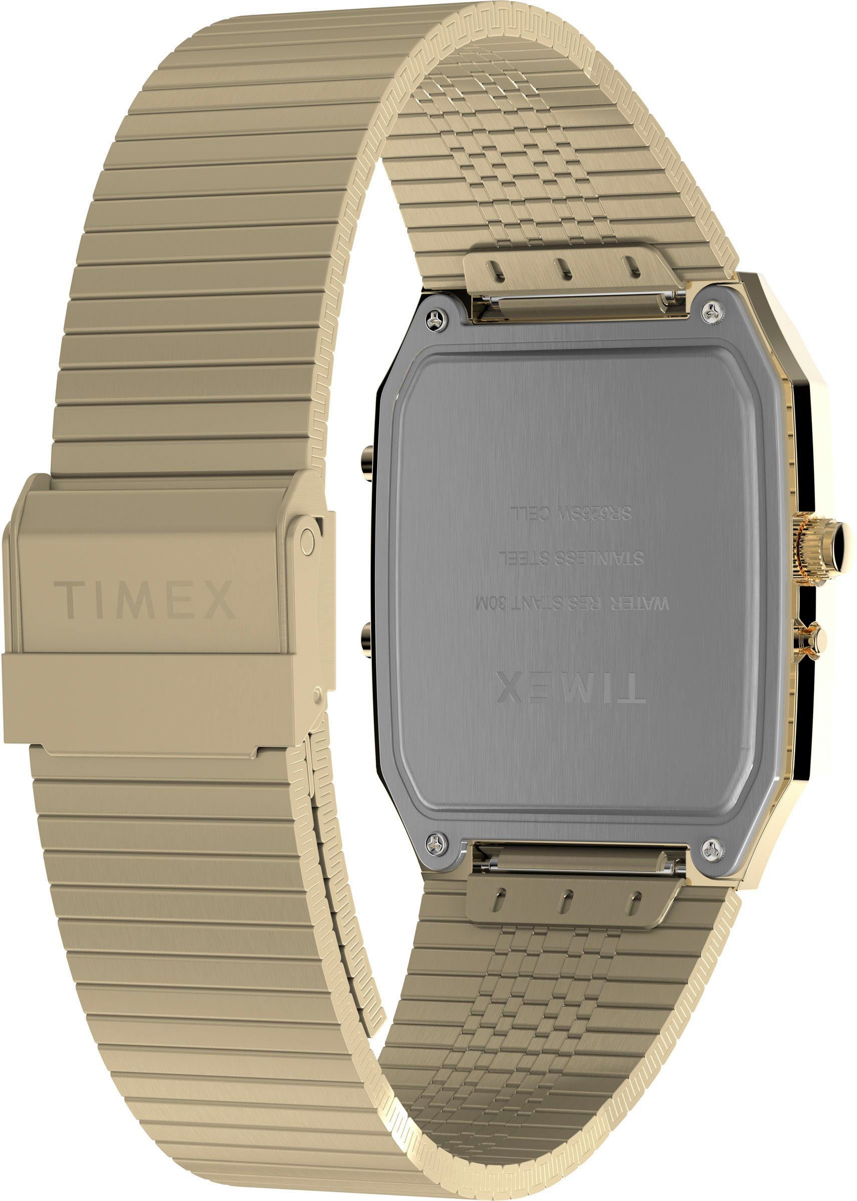 Timex Kwartshorloge Reissue Armbandhorloge, herenhorloge, dameshorloge, digitaal, roestvrij staal armband
