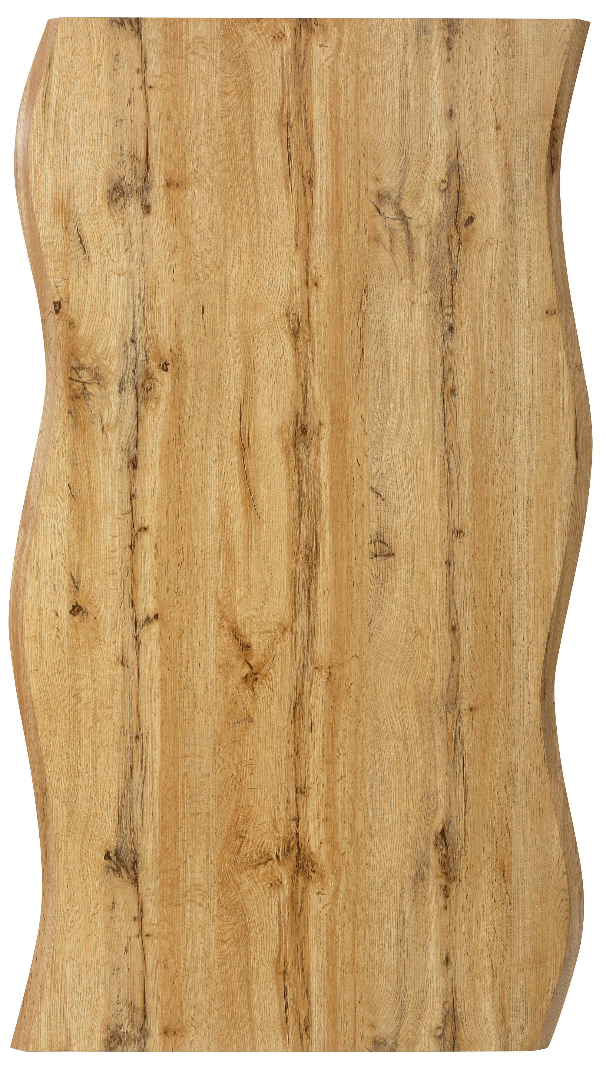 HELA Eettafel GRETA BESTSELLER Boomrandtafel (nabootsing), verschillende maten, 46mm dikte, keukentafel