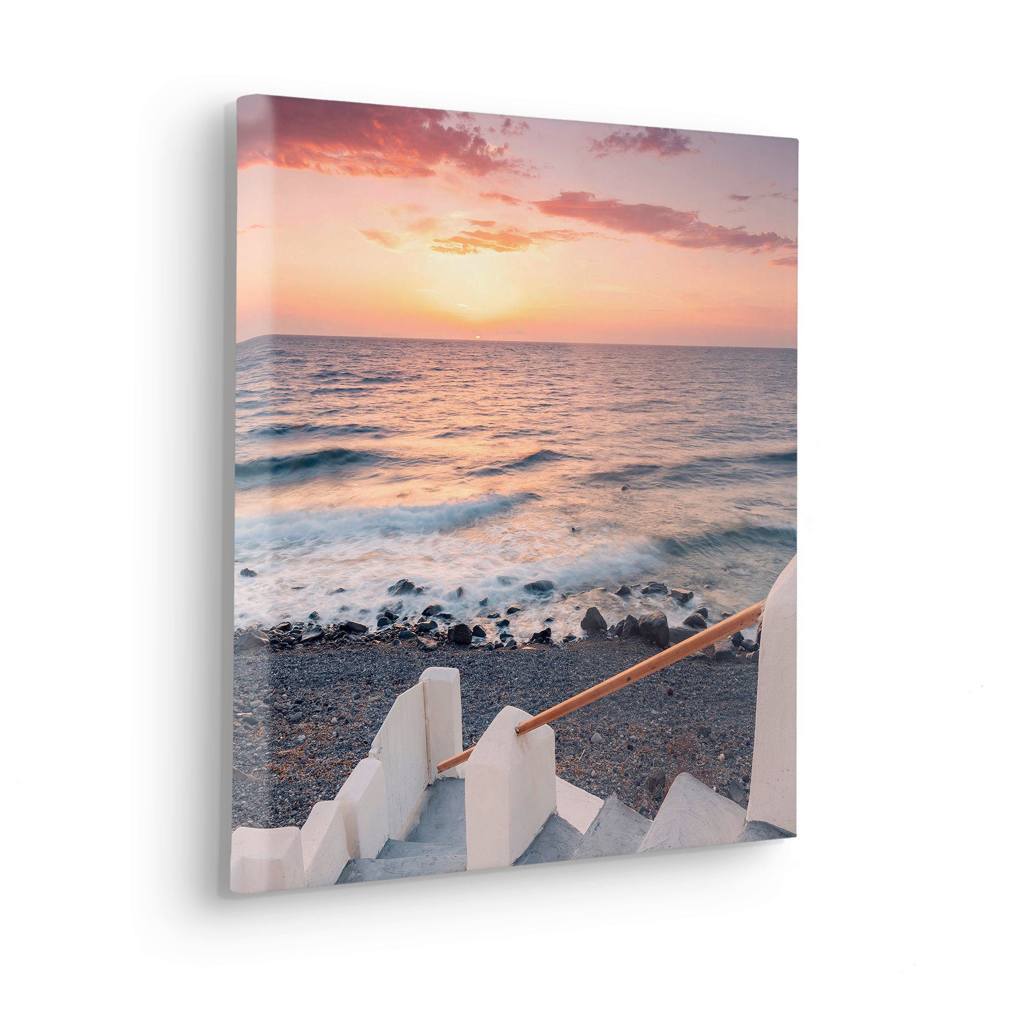 Komar Artprint op linnen Greece Gateway - Afmeting 40 x 40 cm (1 stuk)