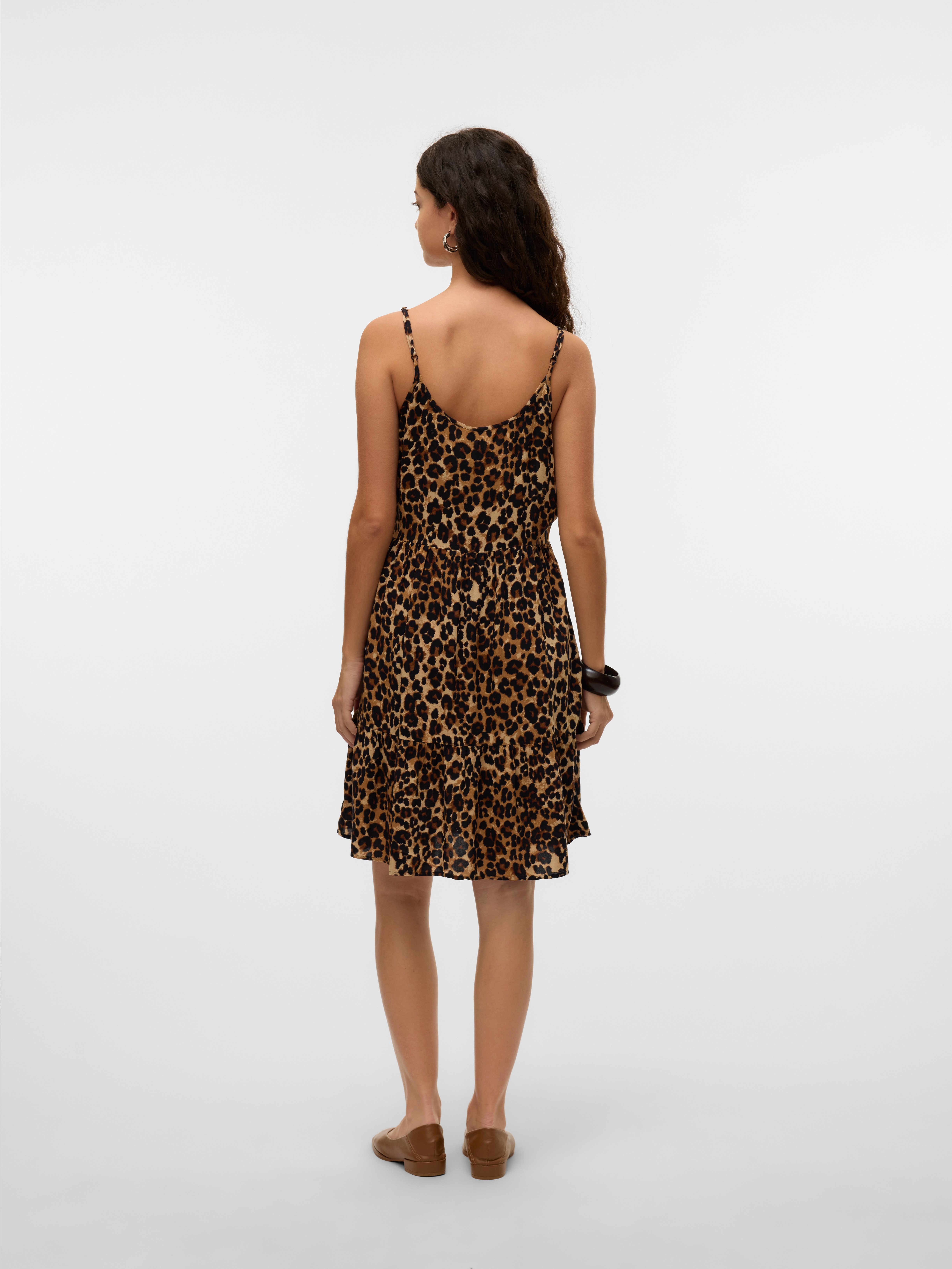 Vero Moda Jurk met bandjes VMBUMPY SHORT SINGLET DRESS WVN GA NOOS