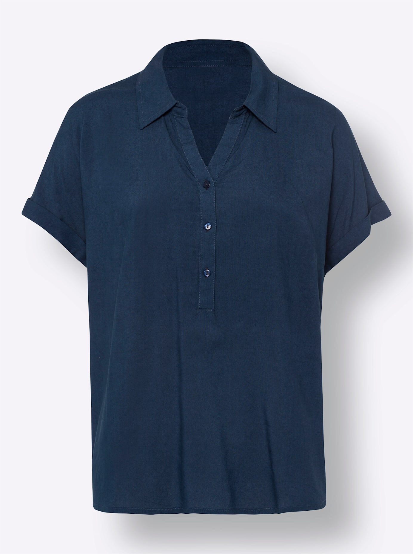 Classic Basics Blouse met korte mouwen
