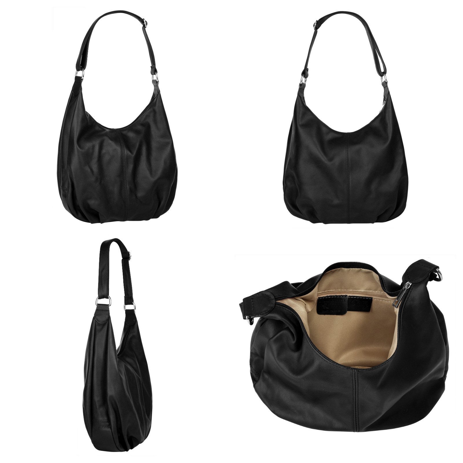 Cluty Shopper echt leer, made in italy