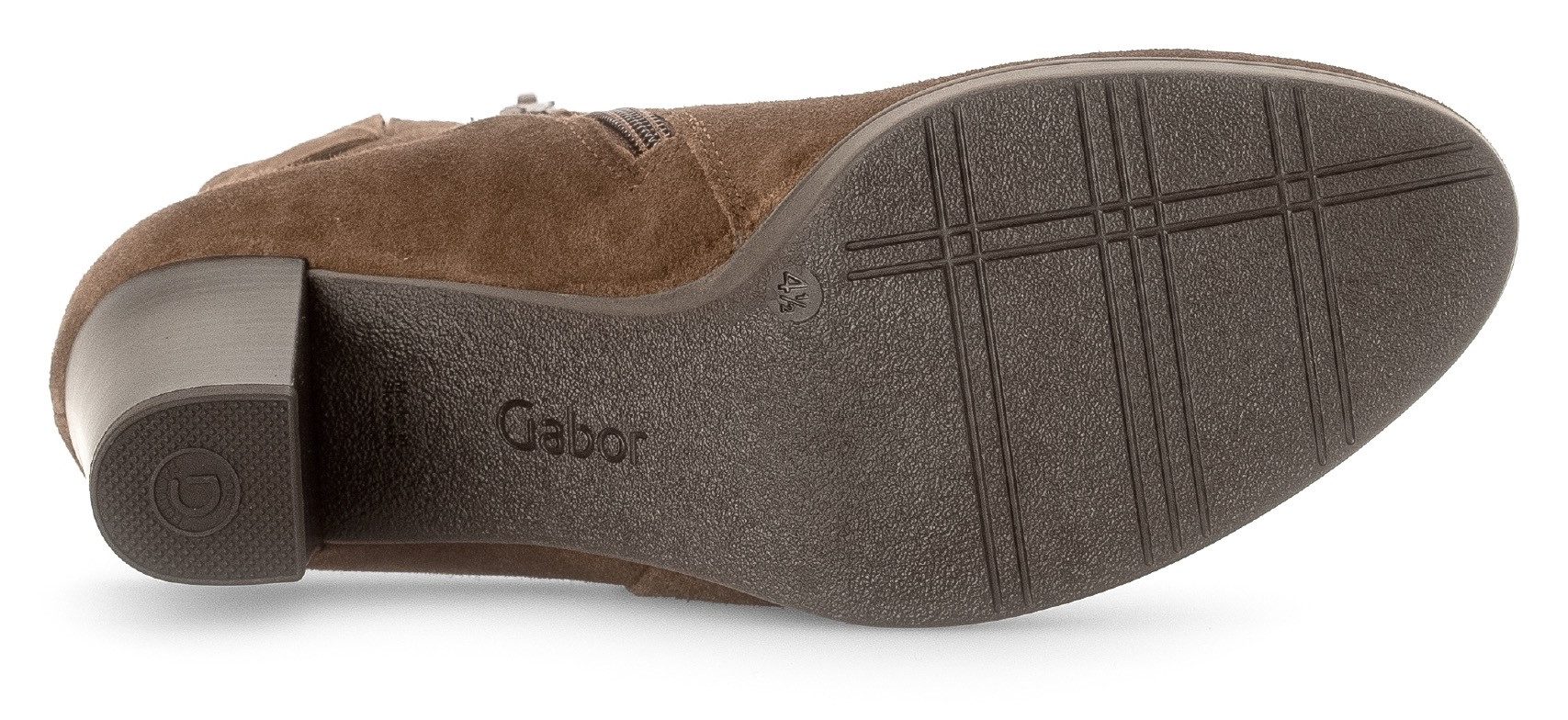 Gabor Laarsjes ANCONA blokhak, ankle boots met trendy schachtontwerp