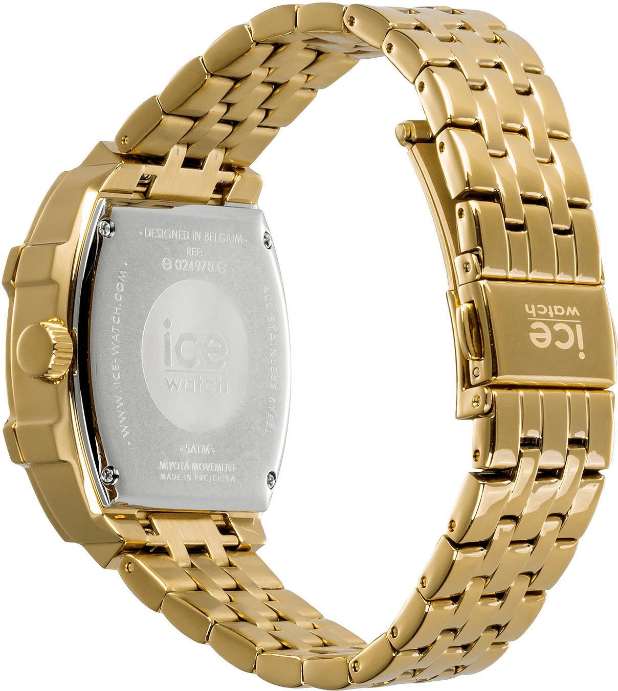 ice-watch Kwartshorloge ICE boliday - Full steel shiny - Small - 3H + Date