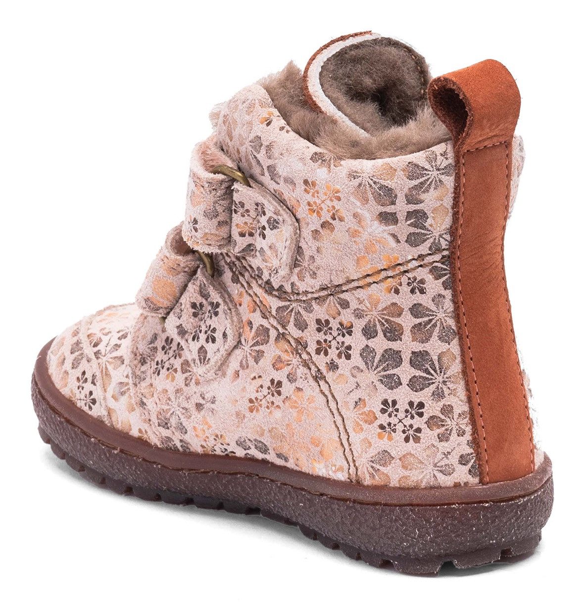 Bisgaard Babyschoentjes Storm lamb Babyschoen met lamsvacht, maatsjabloon om te downloaden