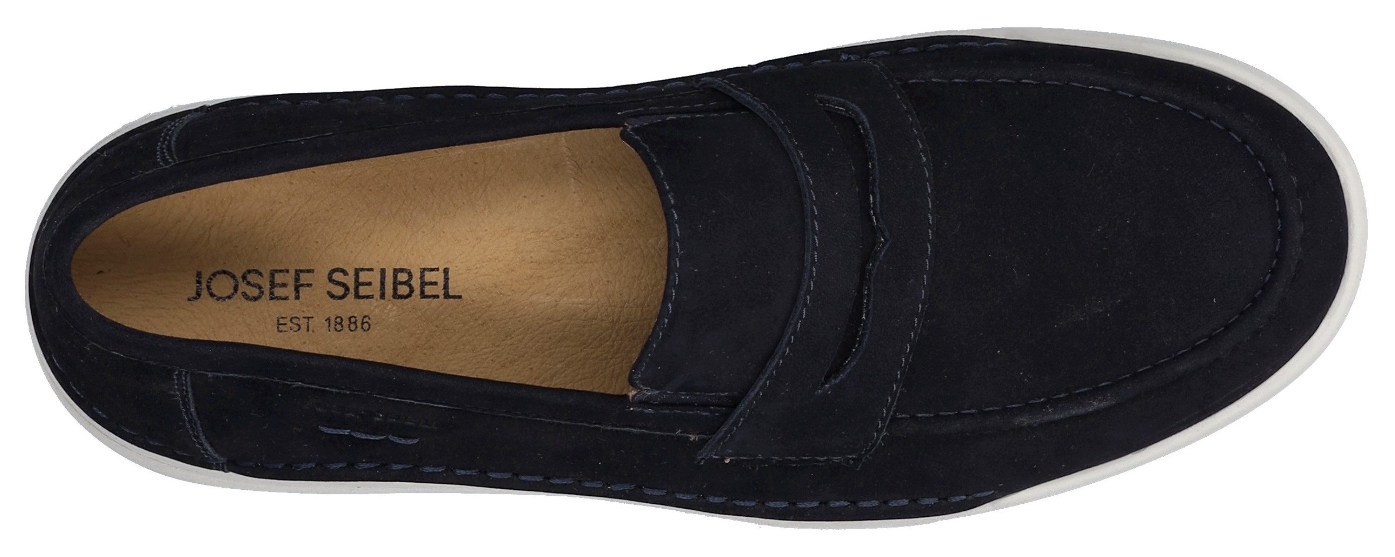 Josef Seibel Slip-on sneakers Cleve 08 , slipper, mocassin, vrijetijdsschoen met verwisselbare binnenzool