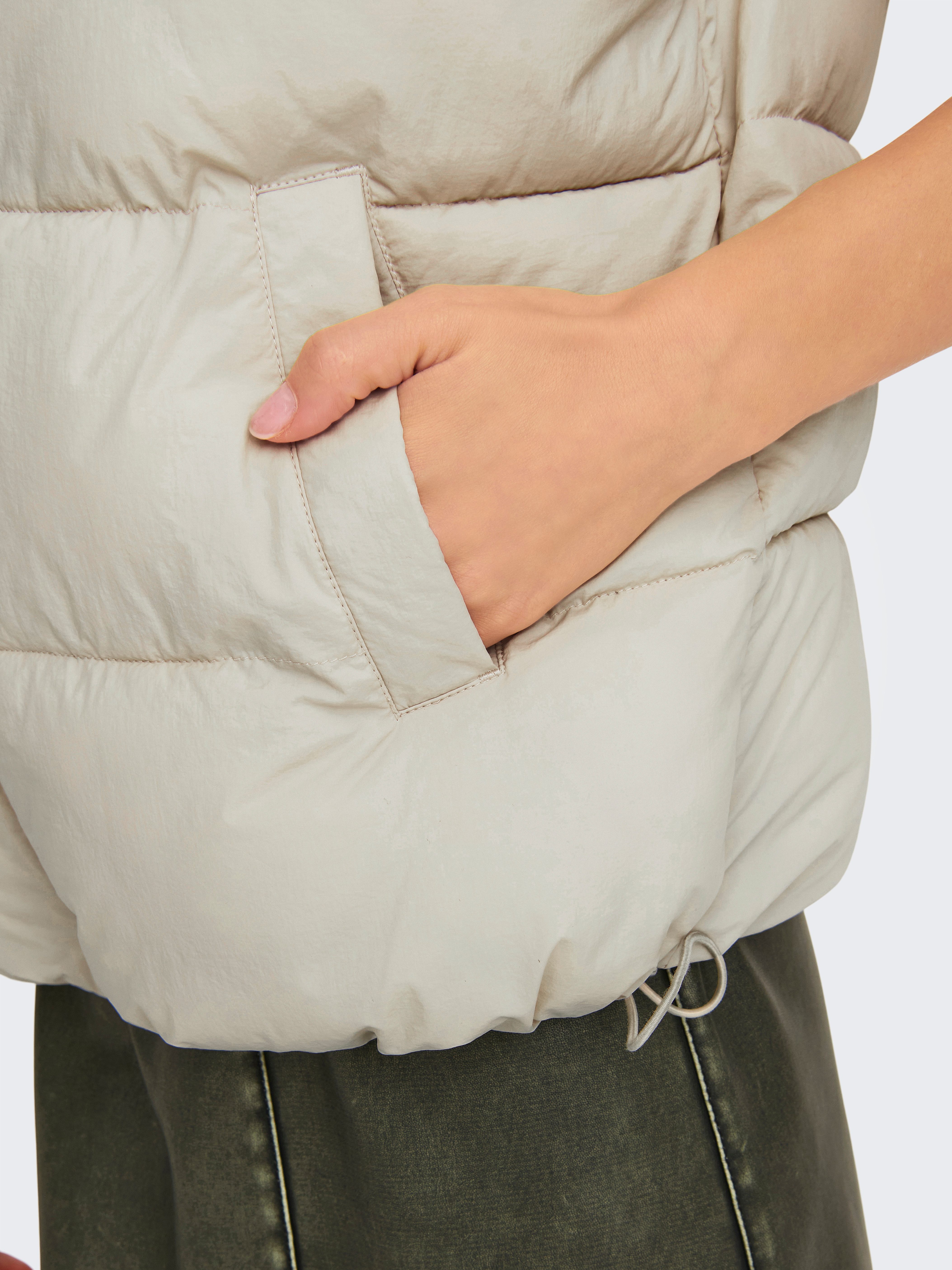 Only Bodywarmer ONLWANJA FUR PUFFER MIX WAISTCOAT CC OTW