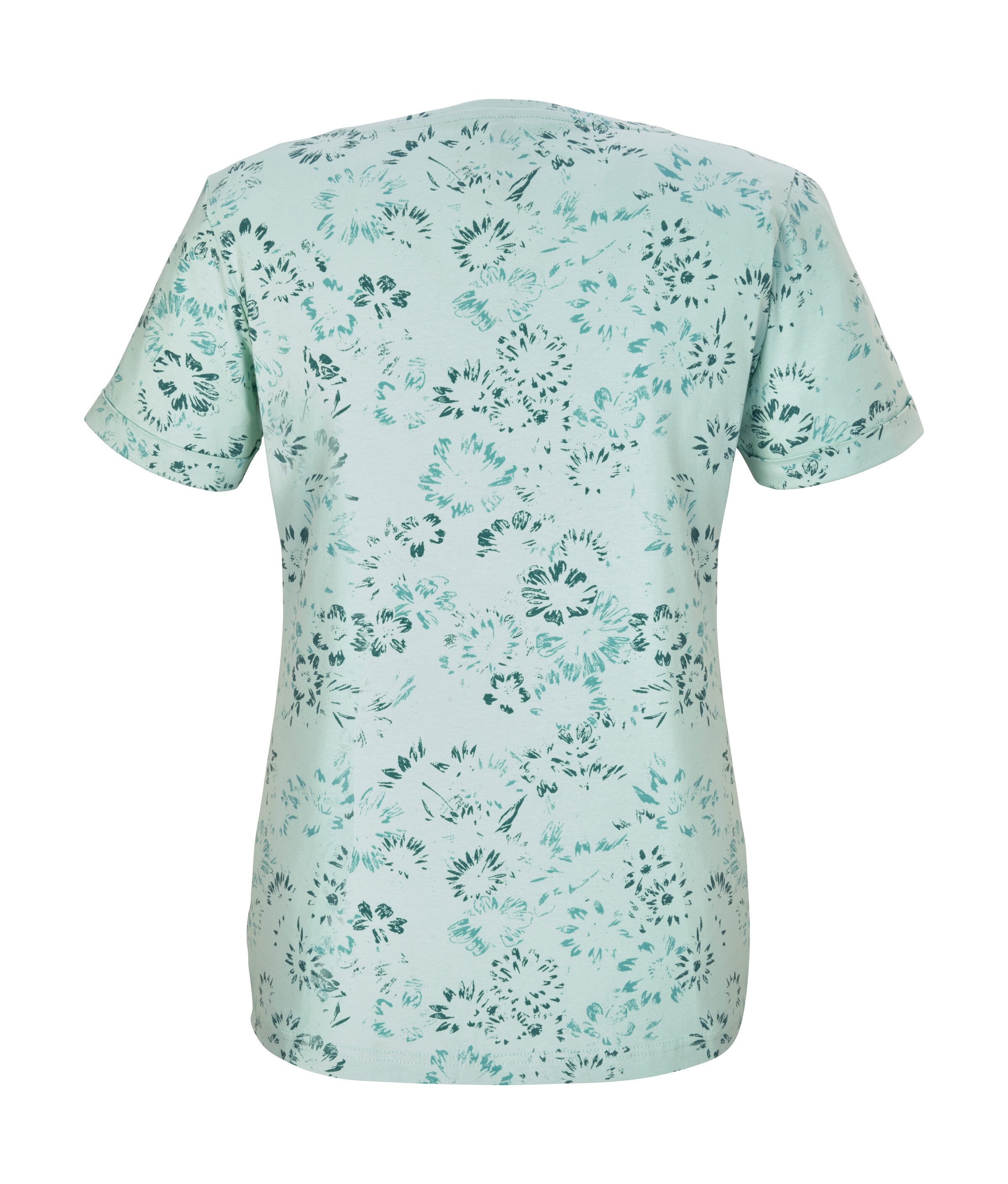 G.I.G.A. DX by killtec T-shirt GS 47 WMN TSHRT Bloemig dames T-shirt, elastisch, hoog katoenpercentage, comfortabel