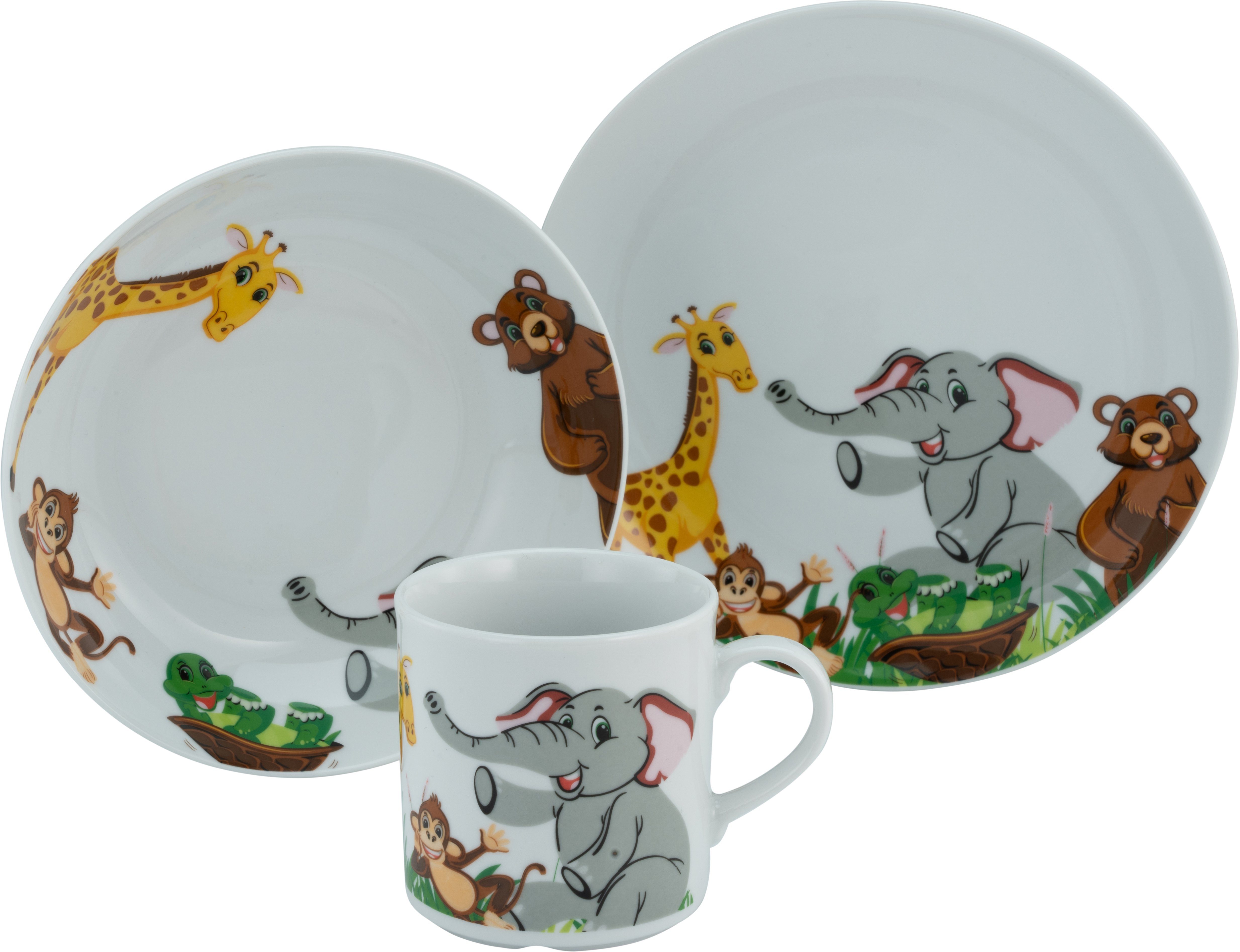 CreaTable Zoo kinderservies-set