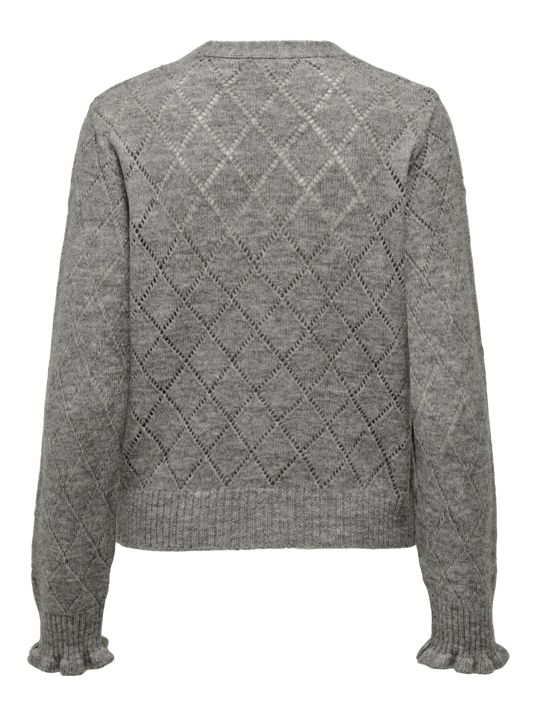 JDY Vest JDYLETTY L/S V-NECK STRUC CARDI KNT NOOS