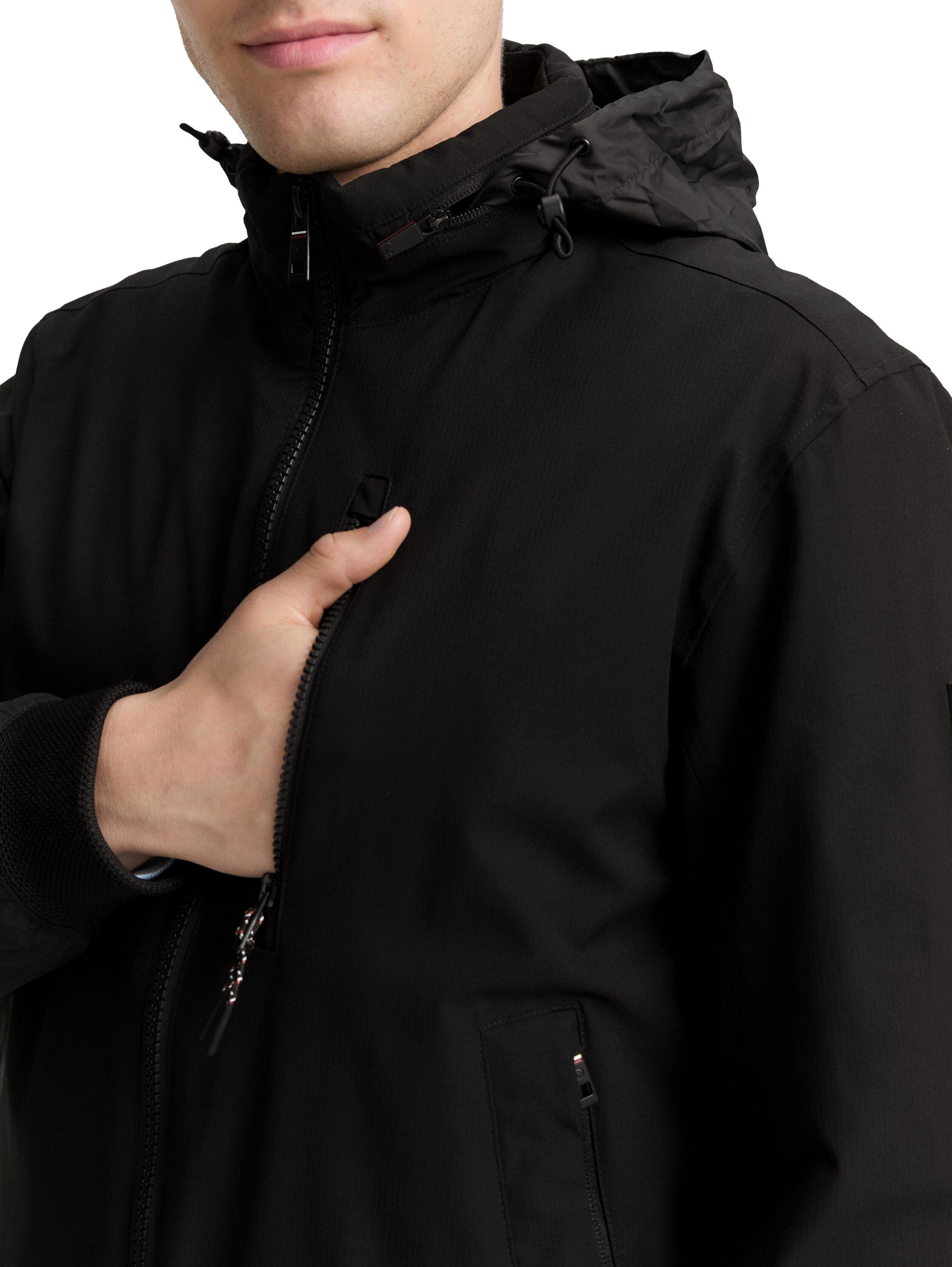 Tom Tailor Outdoorjack met geborduurd logo