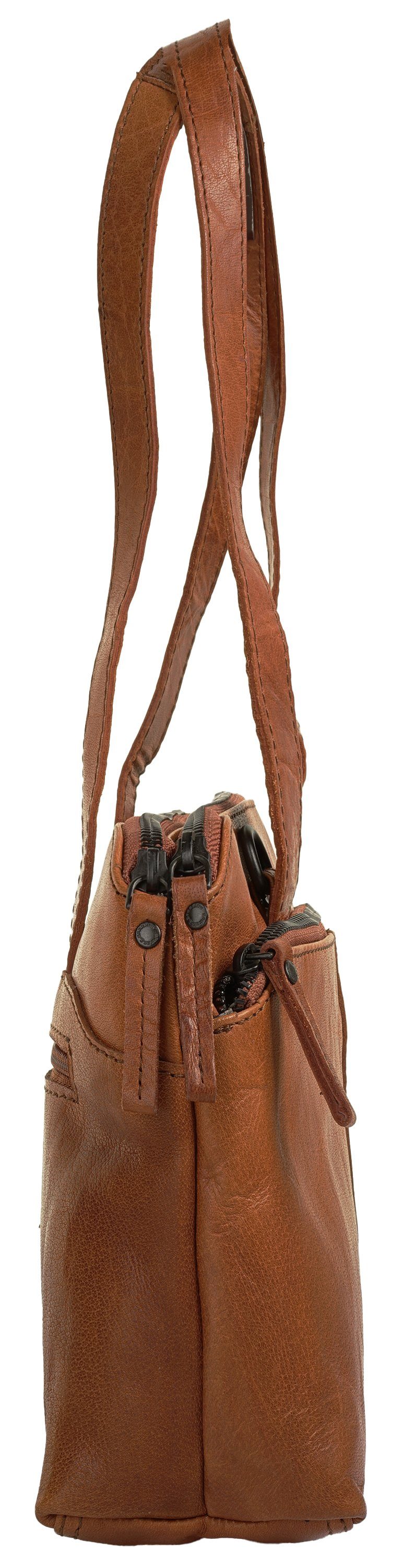 Spikes & Sparrow Tas echt leder