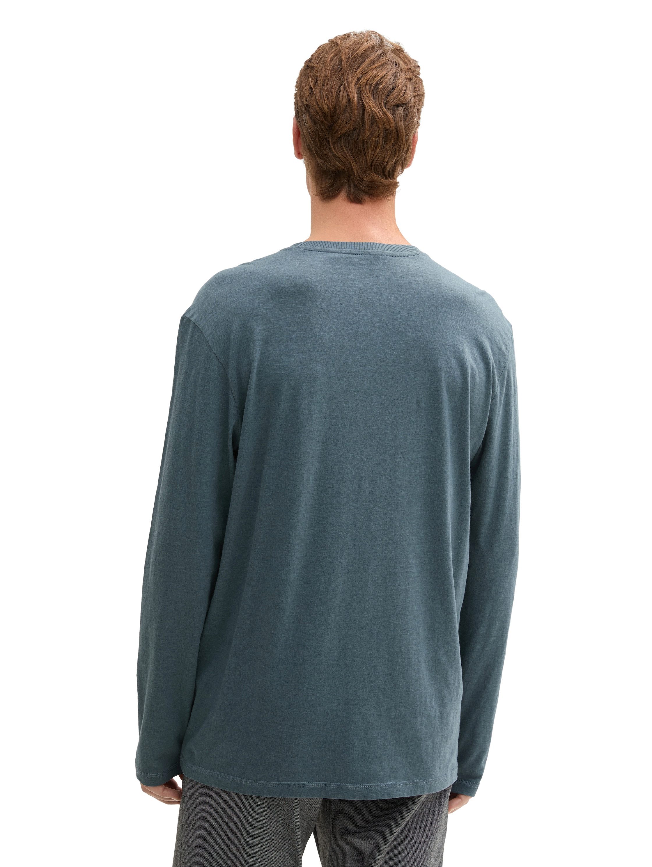 Tom Tailor Henleyshirt met henleyshirt-hals