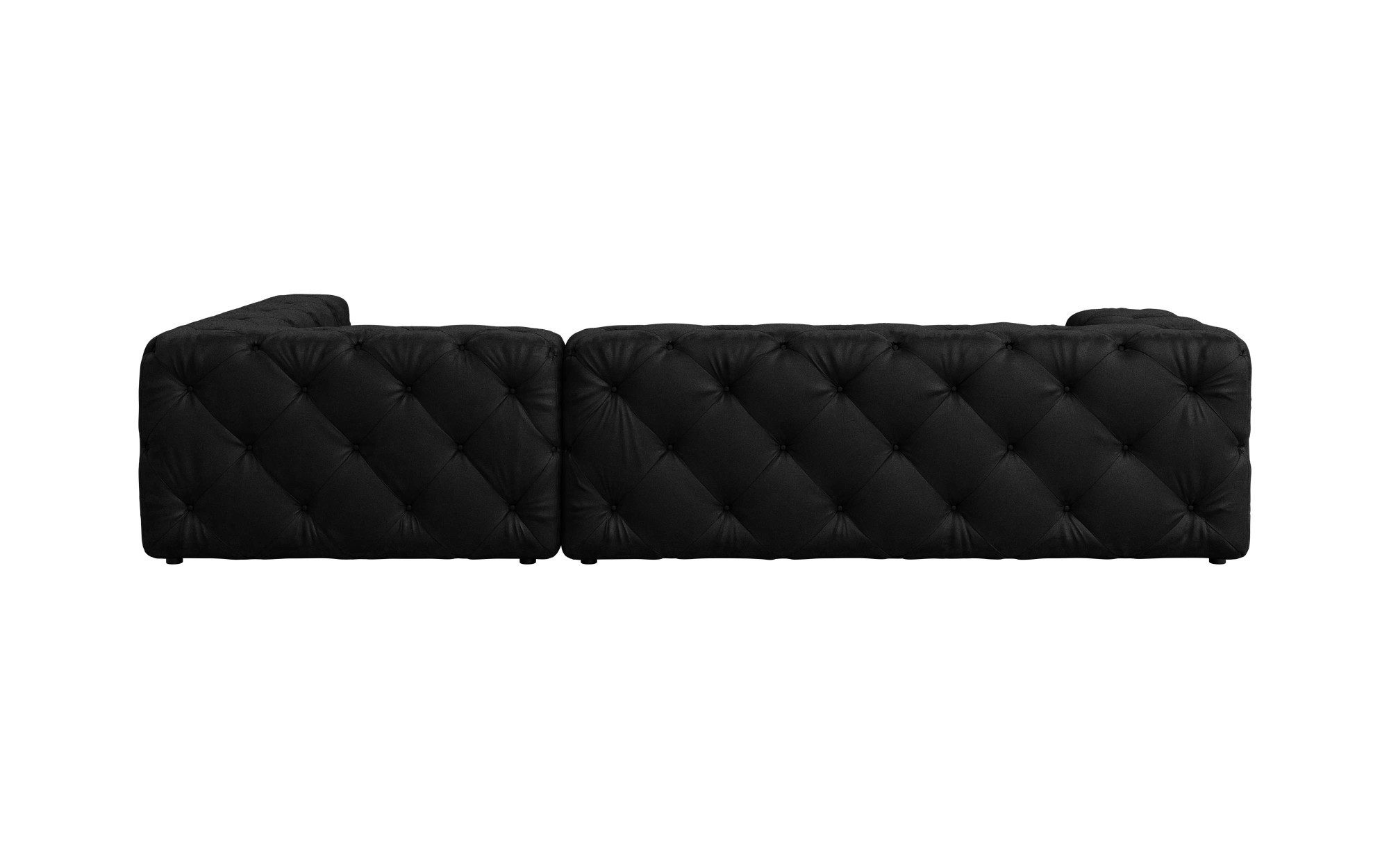 Places of Style Hoekbank FOLLINA L-vorm, met klassieke Chesterfield-knoopstiksels