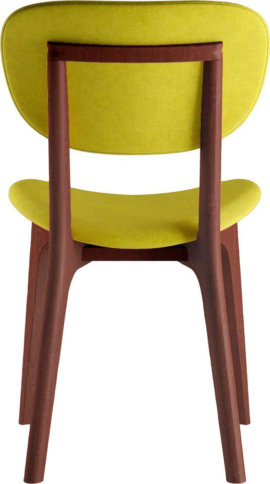 INOSIGN Stoel COZY Made in Italy Frame in beuken, kersen- of notenhout, massief hout, designstoel (set, 2 stuks)