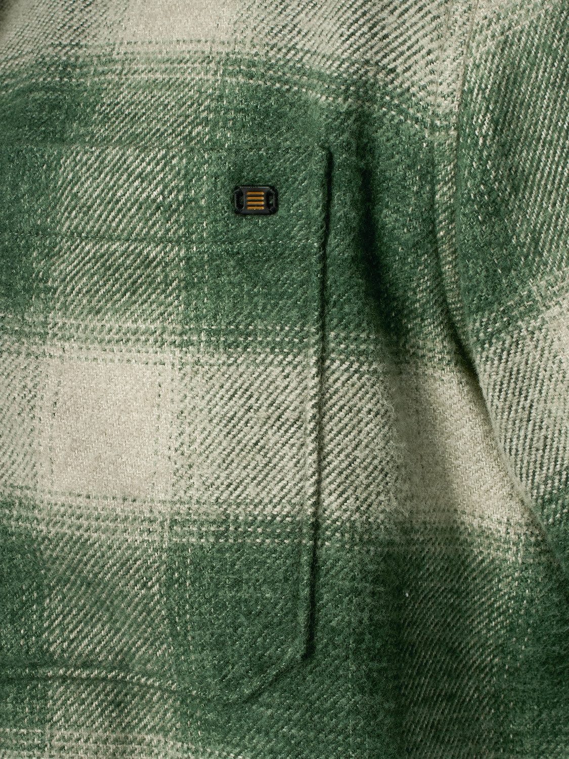 NO EXCESS Shirt met lange mouwen Overshirt in ruitontwerp