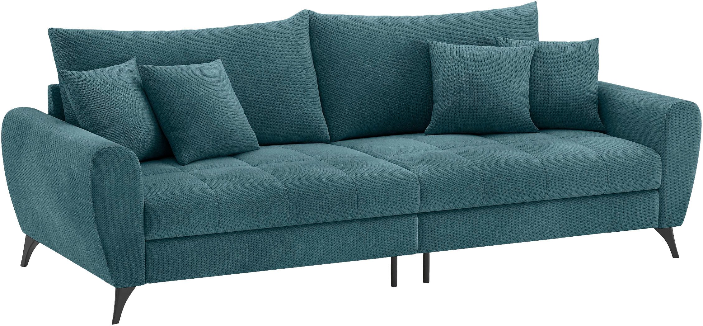Mr. Couch Megabank Blackburn II Met koudschuimvering tot 140 kg belastbaar blauw, xxl banken