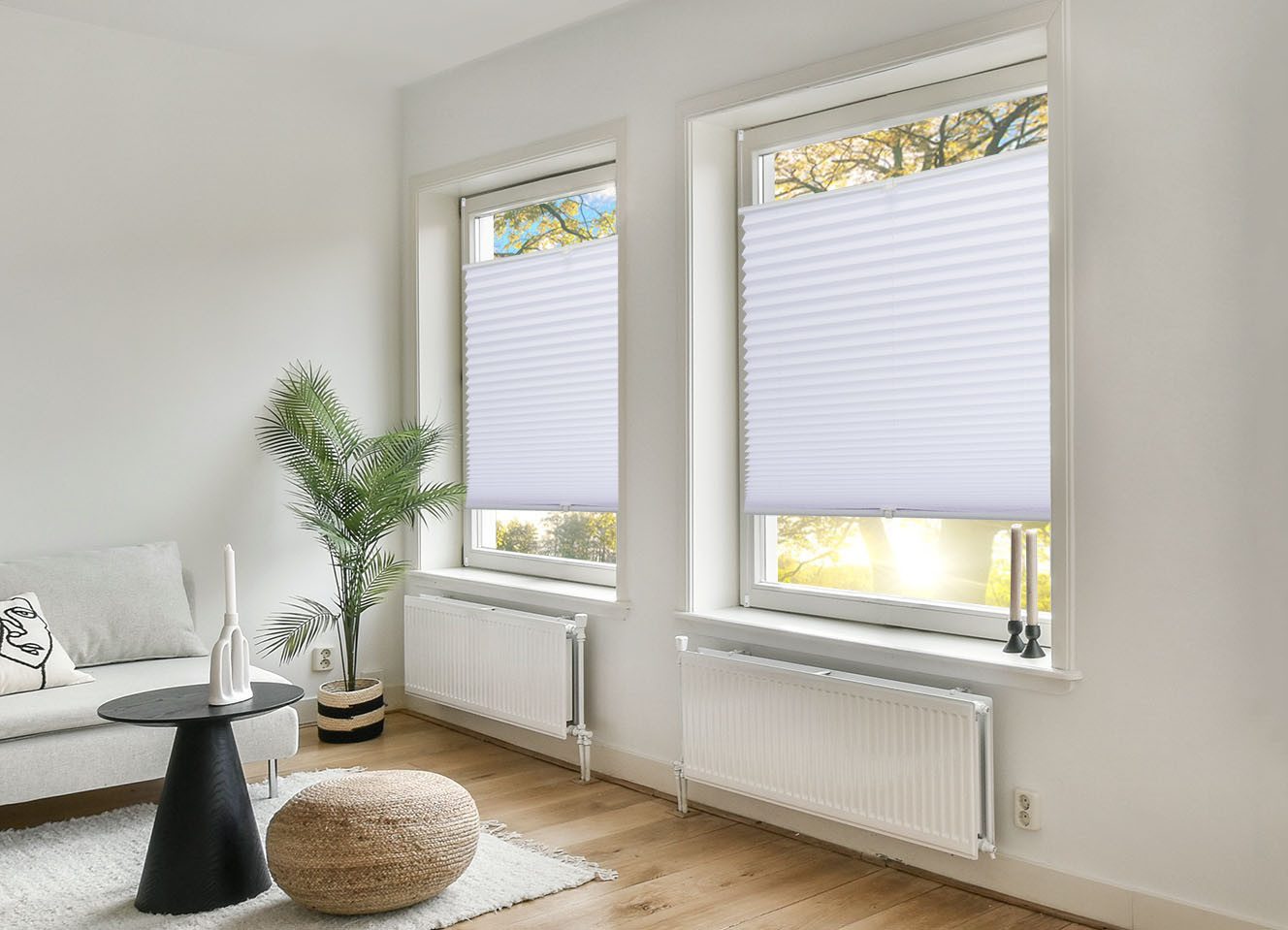 my home Plissé GELLO in streep-look, klemmfix, in vaste maat (1 stuk)