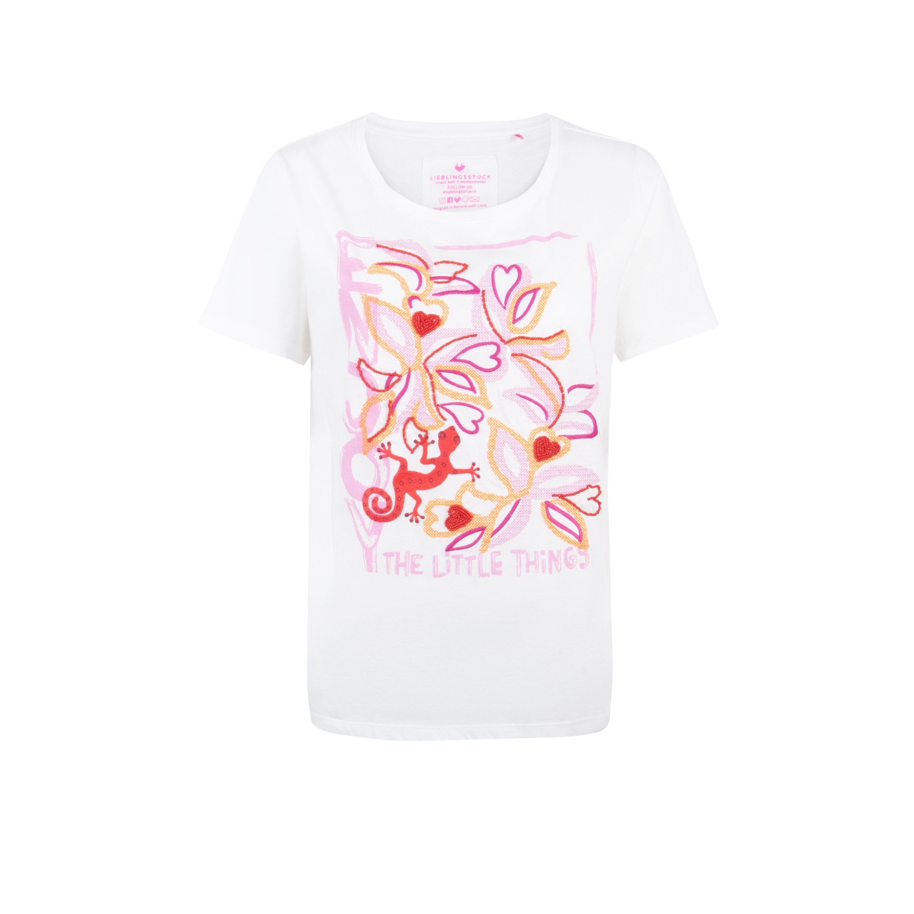 Lieblingsstück Shirt met ronde hals ClairyL met grote frontprint