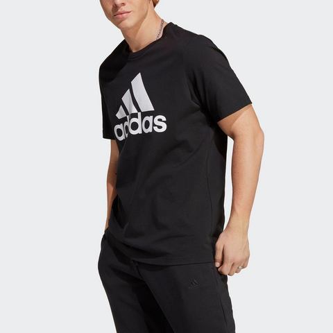 NU 20% KORTING: adidas Sportswear T-shirt ESSENTIALS SINGLE JERSEY BIG LOGO