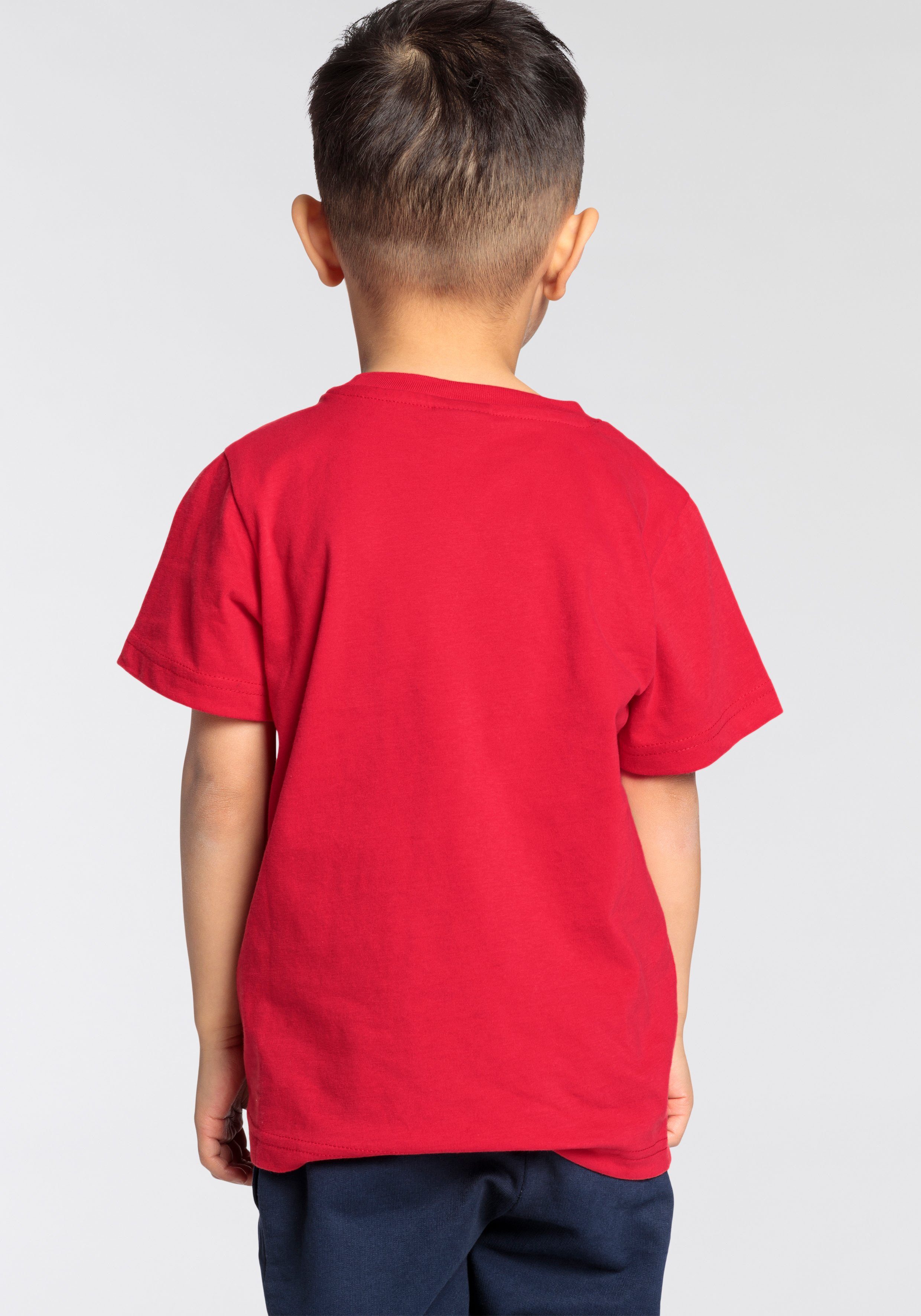 KIDSWORLD T-shirt Brandweer Korte mouwen, basic pasvorm, met trendy print, ronde hals