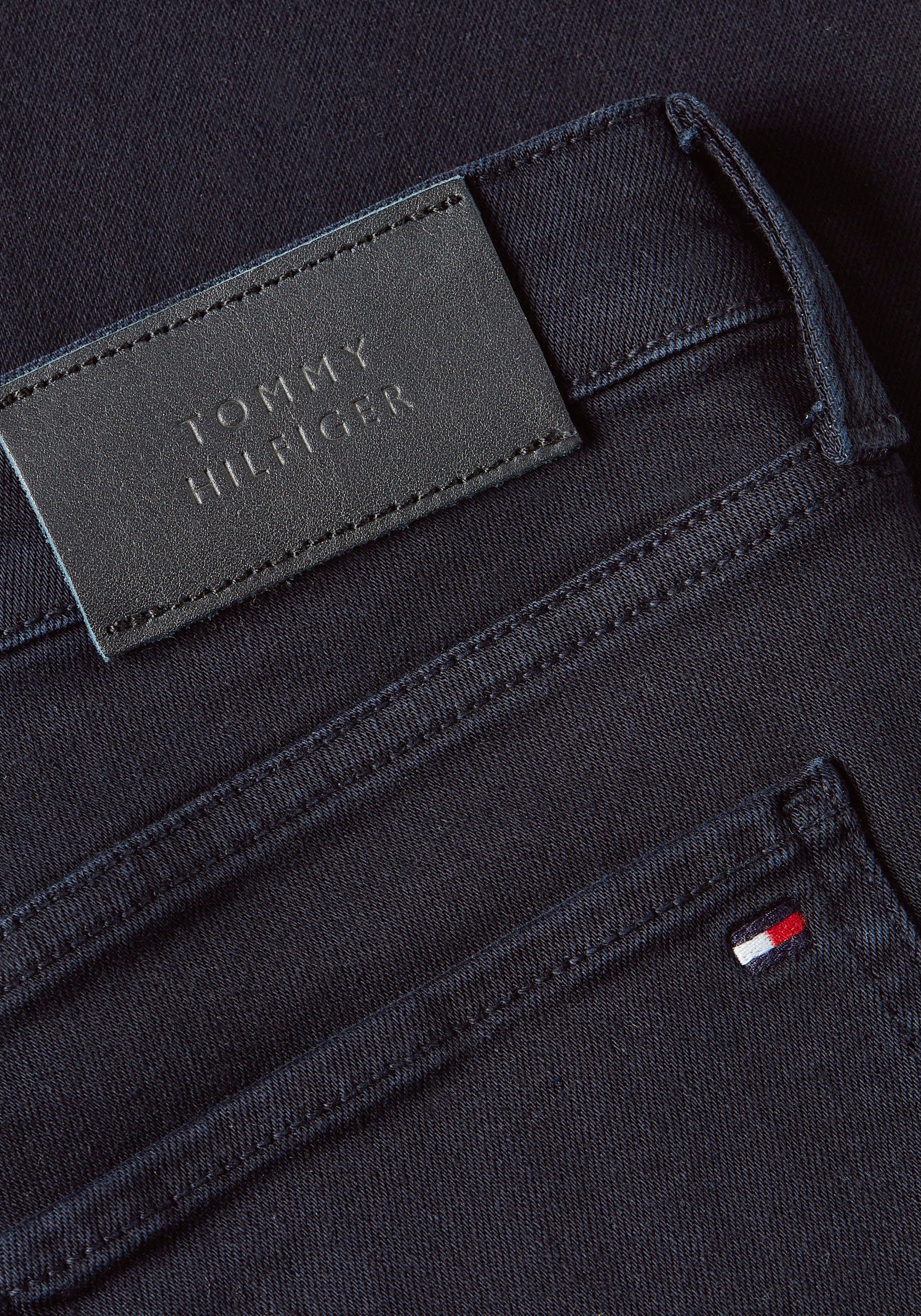 Tommy Hilfiger Skinny fit jeans TH FLEX COMO SKINNY RW GYA met tommy hilfiger logo-badge (TH FLEX COMO SKINNY RW)
